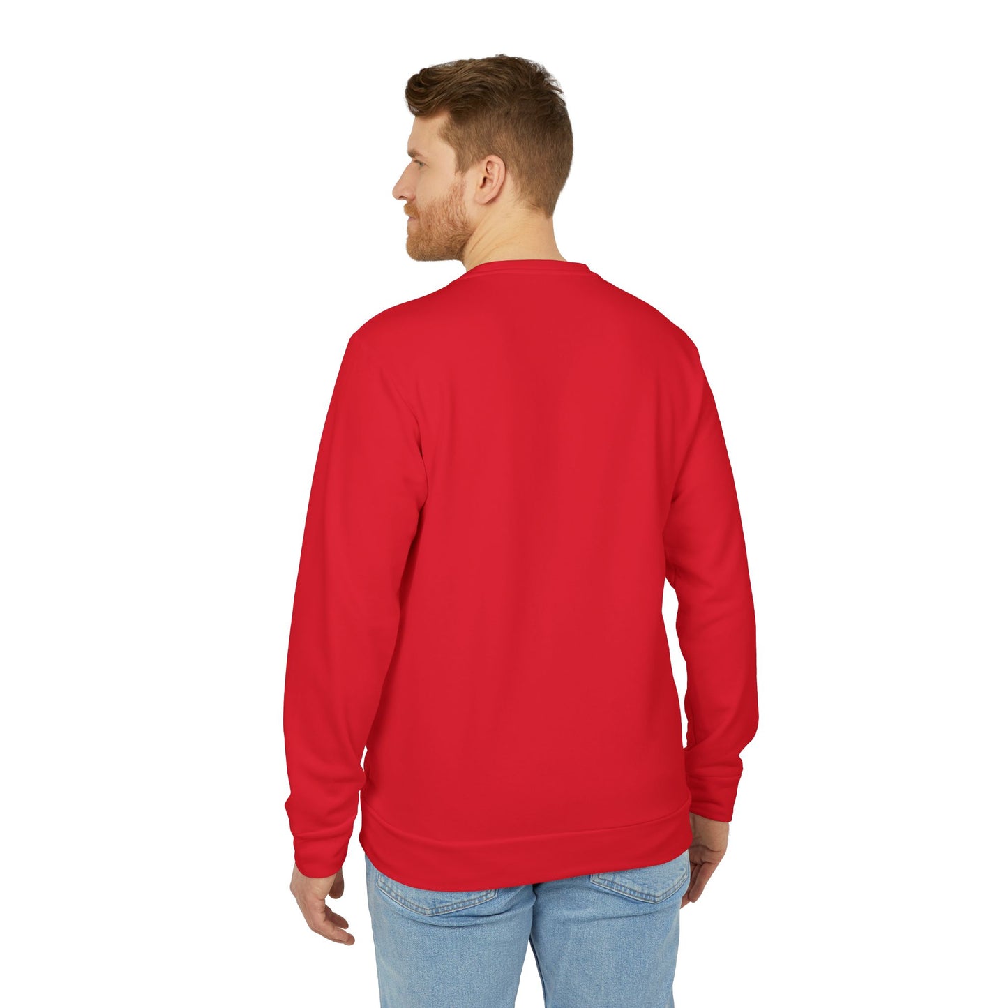 Adidas Unisex Crewneck Sweatshirt with Red Heart Design