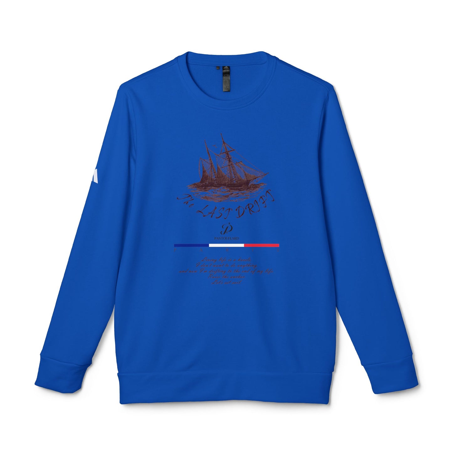 Adidas Nautical Adventure Crewneck Sweatshirt, Unisex Fleece Sweatshirt, Cozy Winter Apparel, Ideal Gift for Sailors, Comfortable Casual Wear