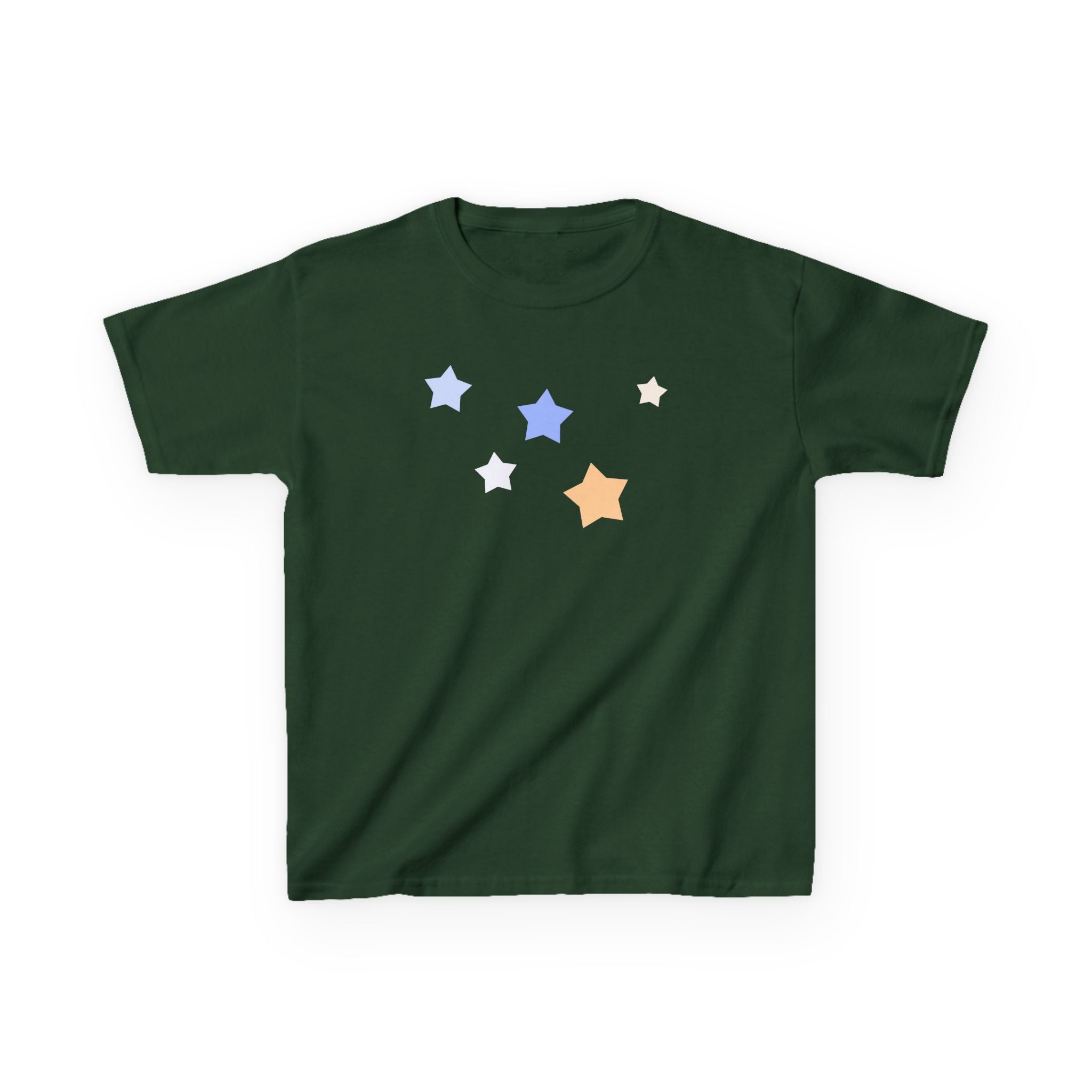Kids Boys' & Girls' Cassiopeia Constellation Graphic T-Shirt - W-Shape Heavy Cotton Tee