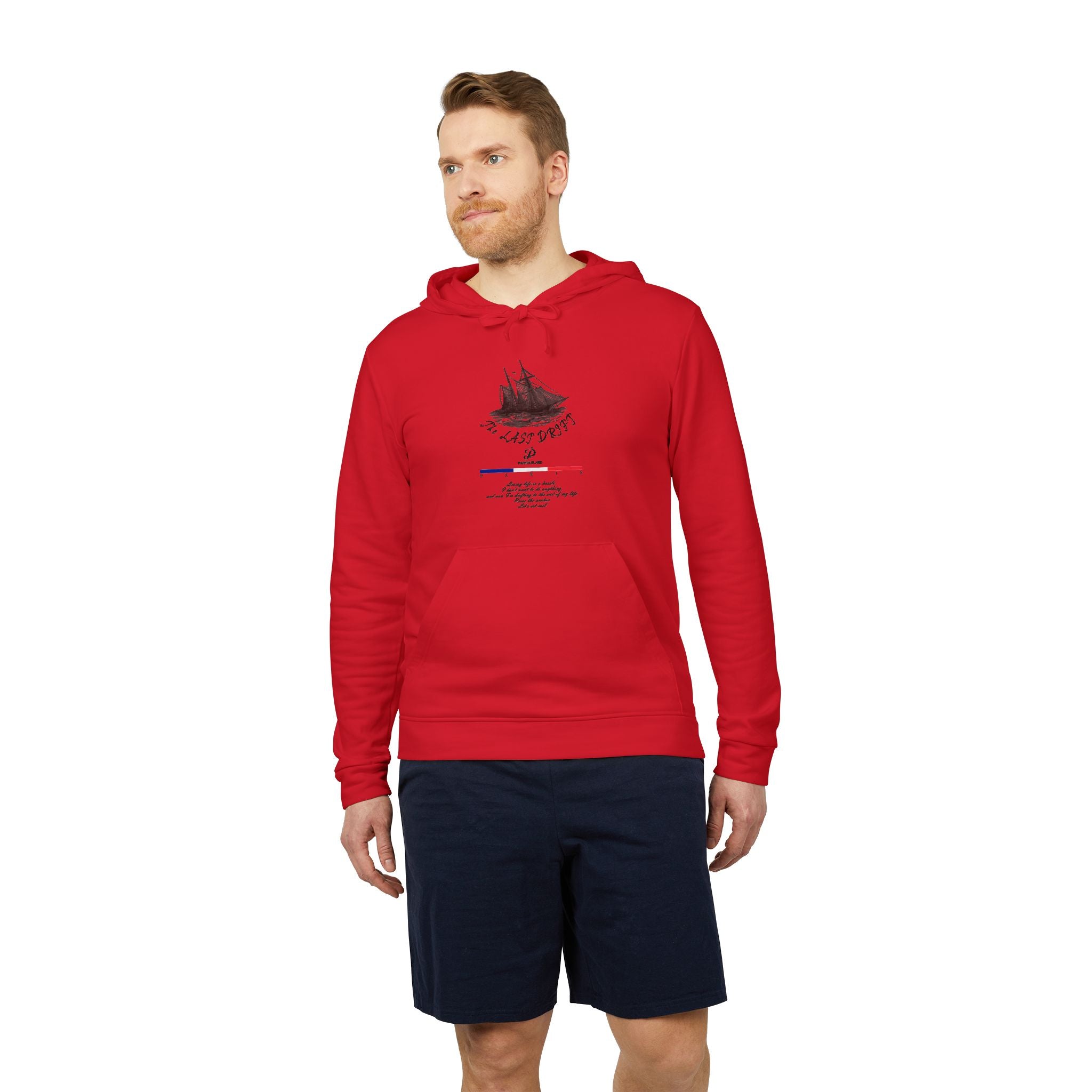 Old Money Yacht Club Hoodie - The Last Drift I (Authentic Adidas Sporty Rich Fleece)