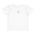 Toddler Yellow Floral Butterfly Spring Quote 100% Cotton Short Sleeve Tee