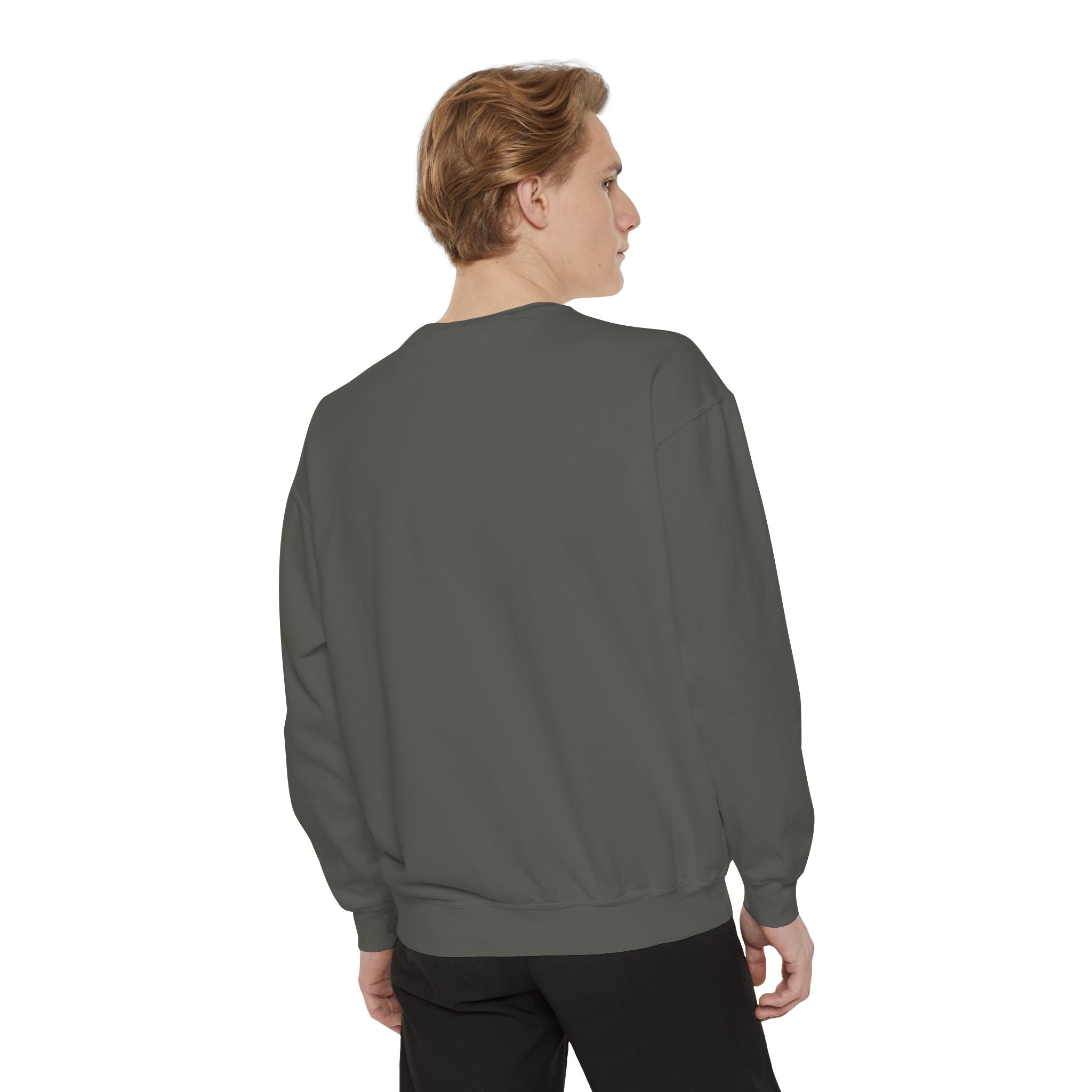 Unisex White Vintage Ship Graphic Cotton Blend Sweatshirt