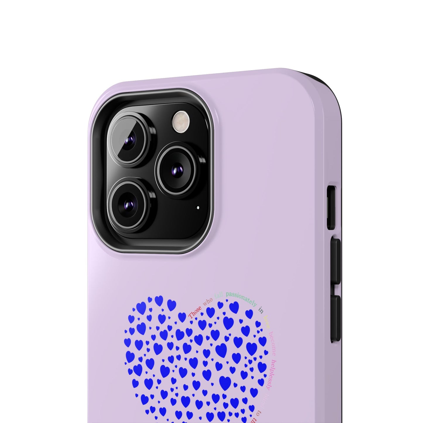 Blue Heart Design Tough iPhone Cases