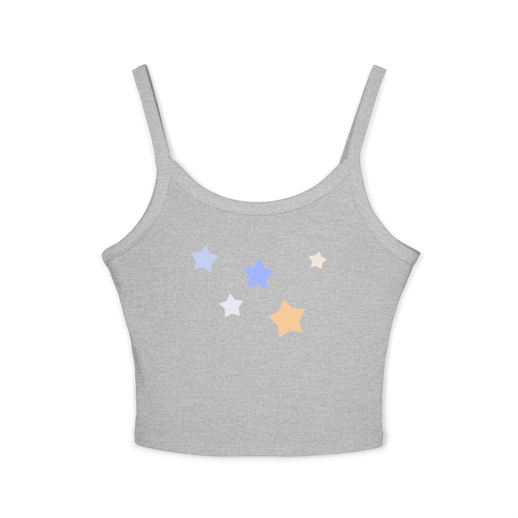Women's Cassiopeia Constellation Graphic Spaghetti Strap Tank - W-Shape Summer Cami
