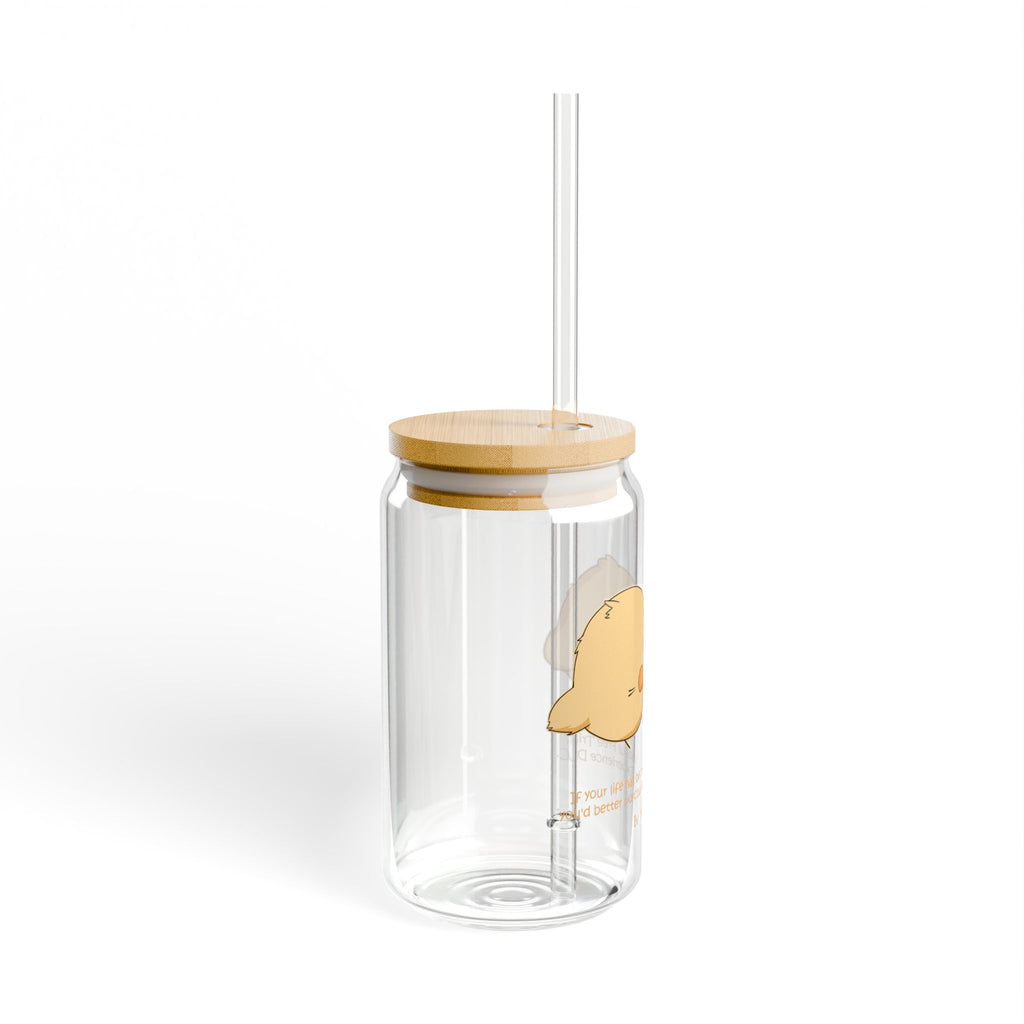 Clear Pantouflard Witty Chicks Tempered Glass Sipper