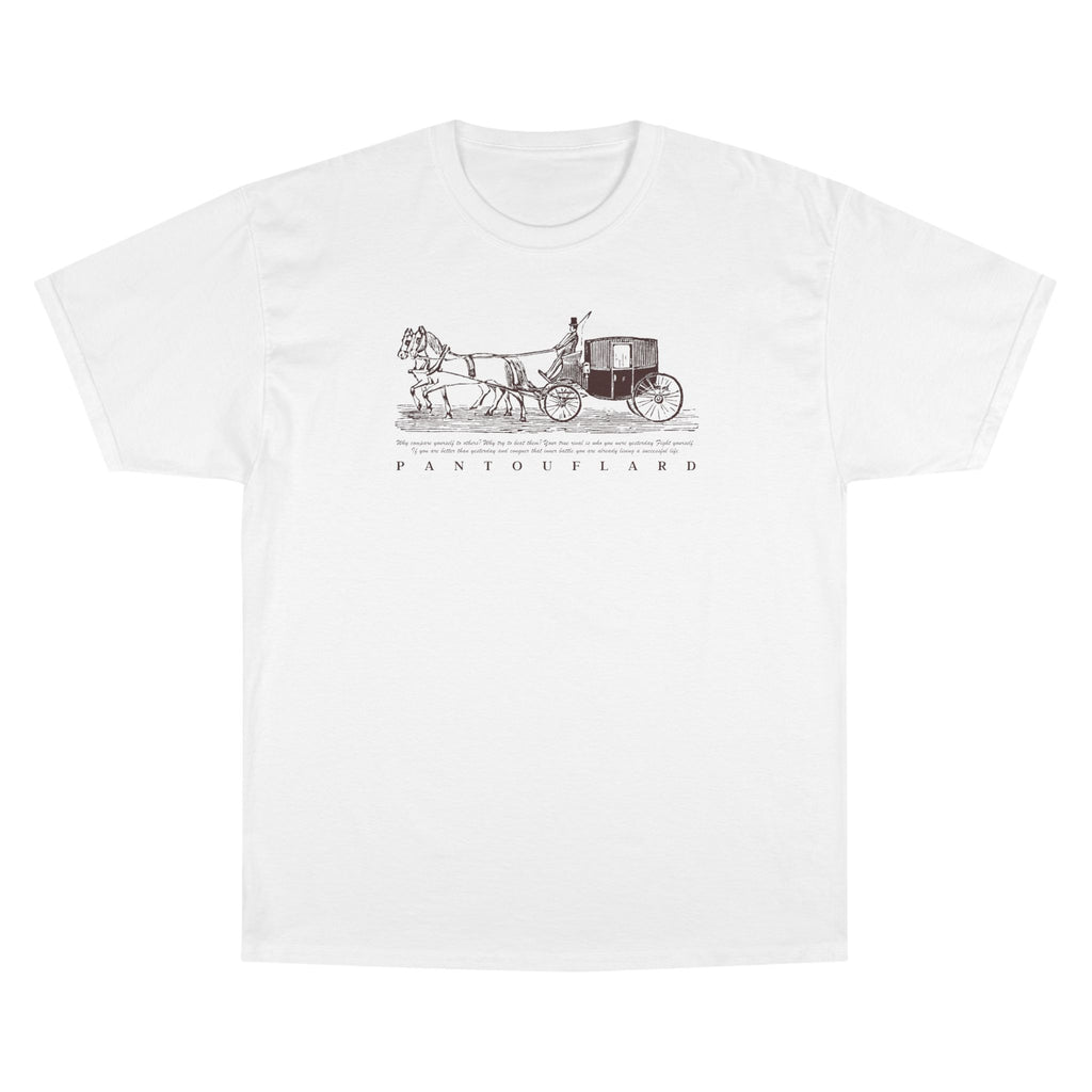Unisex Burnt Orange Champion Vintage Carriage 100% Cotton T-Shirt
