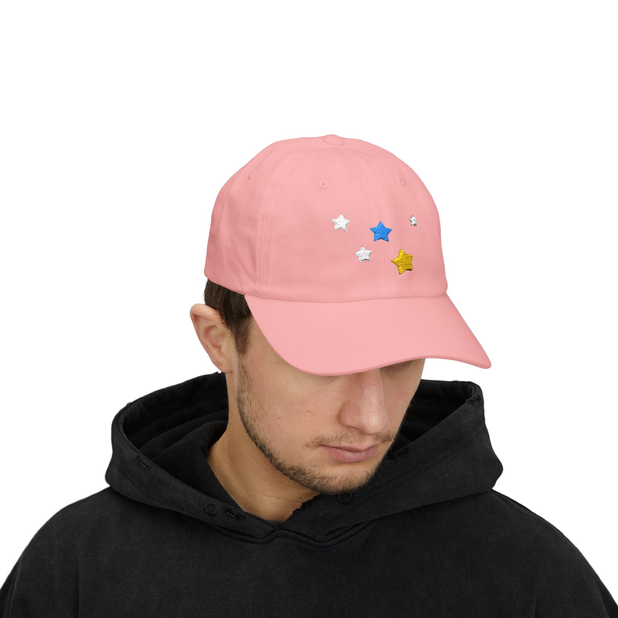 Unisex Cassiopeia Star Embroidered Cotton Dad Cap