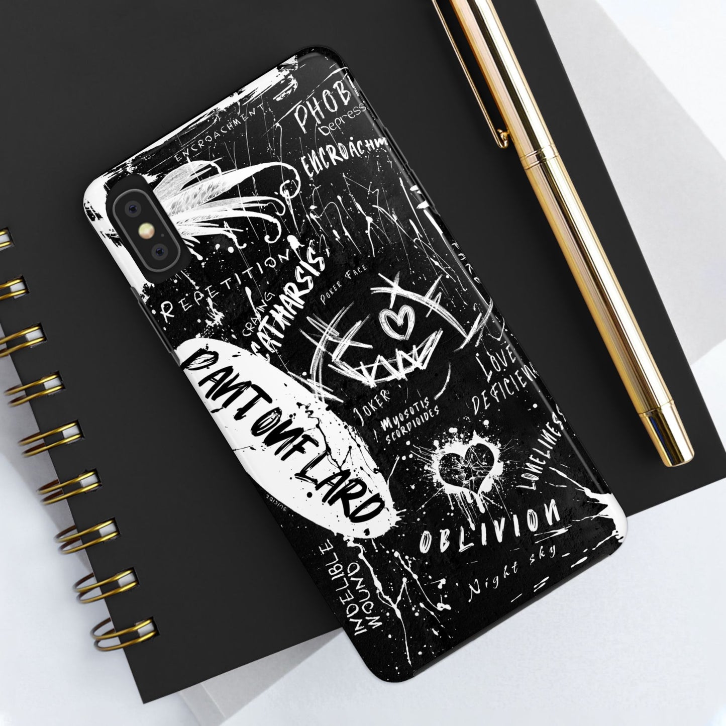 Edgy iPhone Cases for Tough Love - Perfect for Teens and Young Adults, Trendy Art, Unique Gift, Phone Accessories