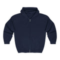 Old Money Aesthetic Zip-Up Hoodie - Back print Heavyweight