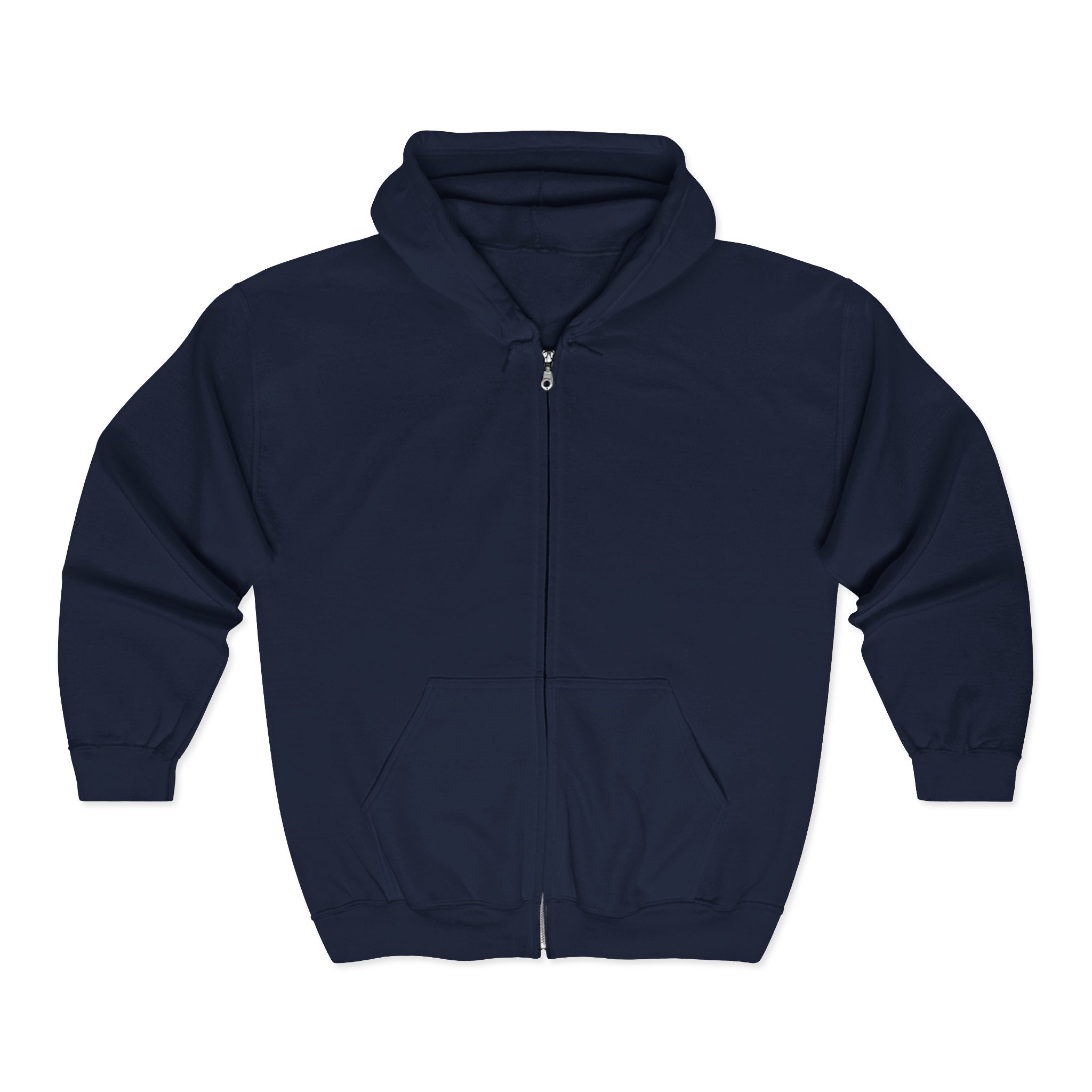 Old Money Aesthetic Zip-Up Hoodie - Back print Heavyweight