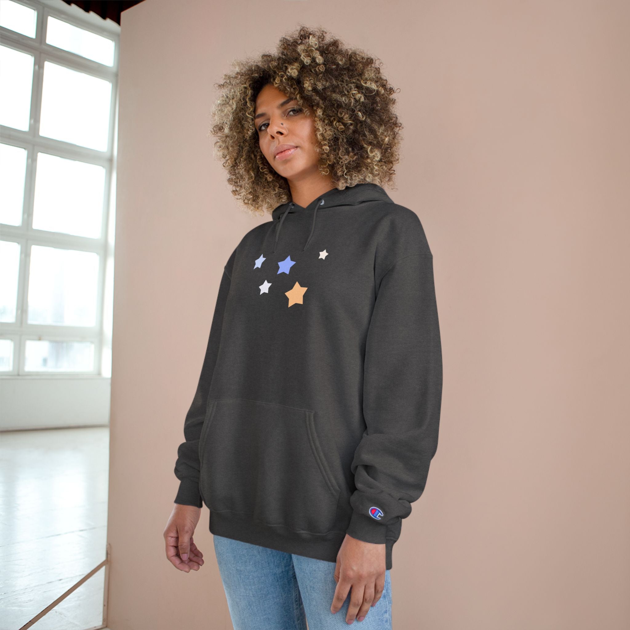 Champion Cassiopeia Constellation Graphic Hoodie - W-Shape Double Dry Pullover