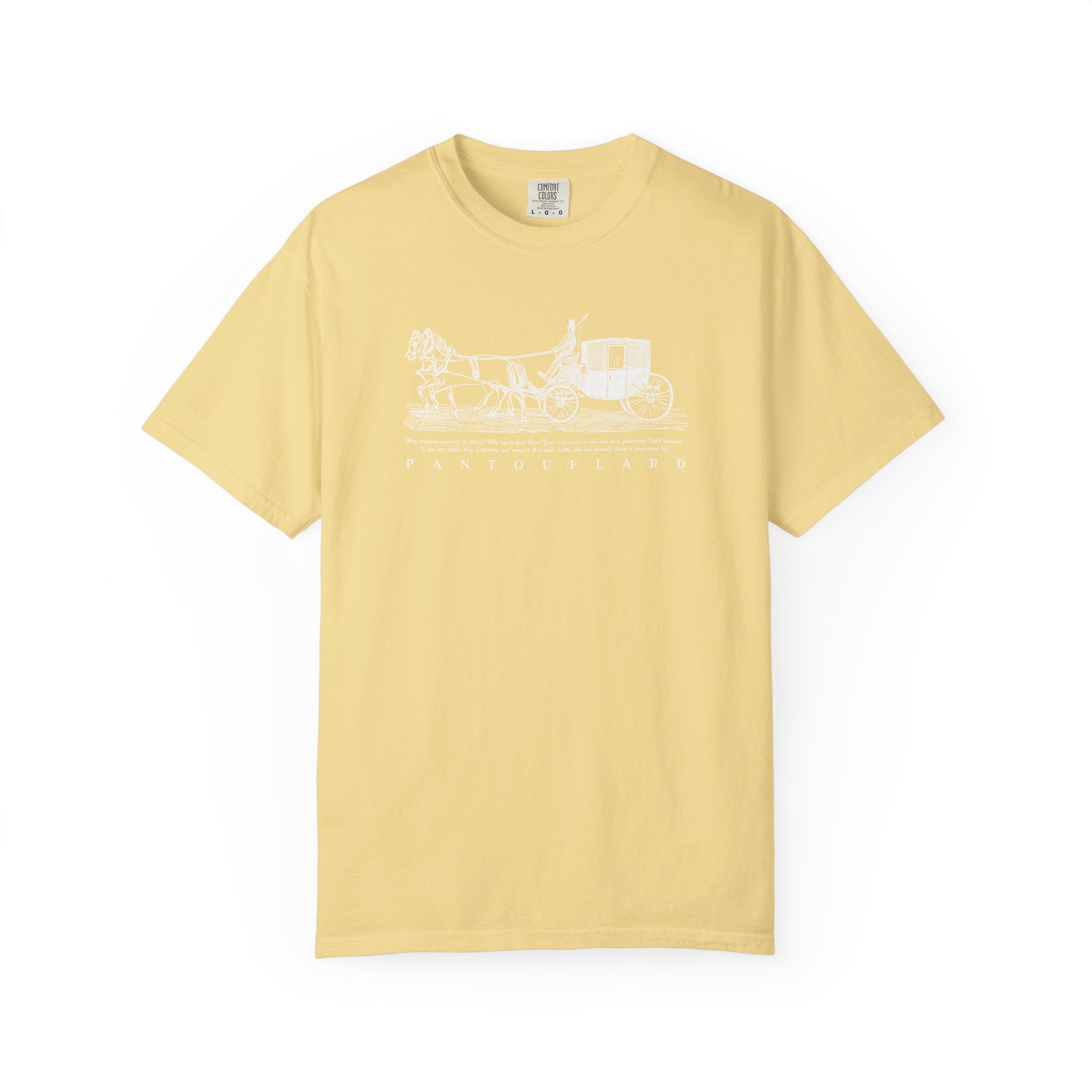 Unisex Burnt Orange Hanes Vintage Carriage Graphic 100% Cotton T-Shirt