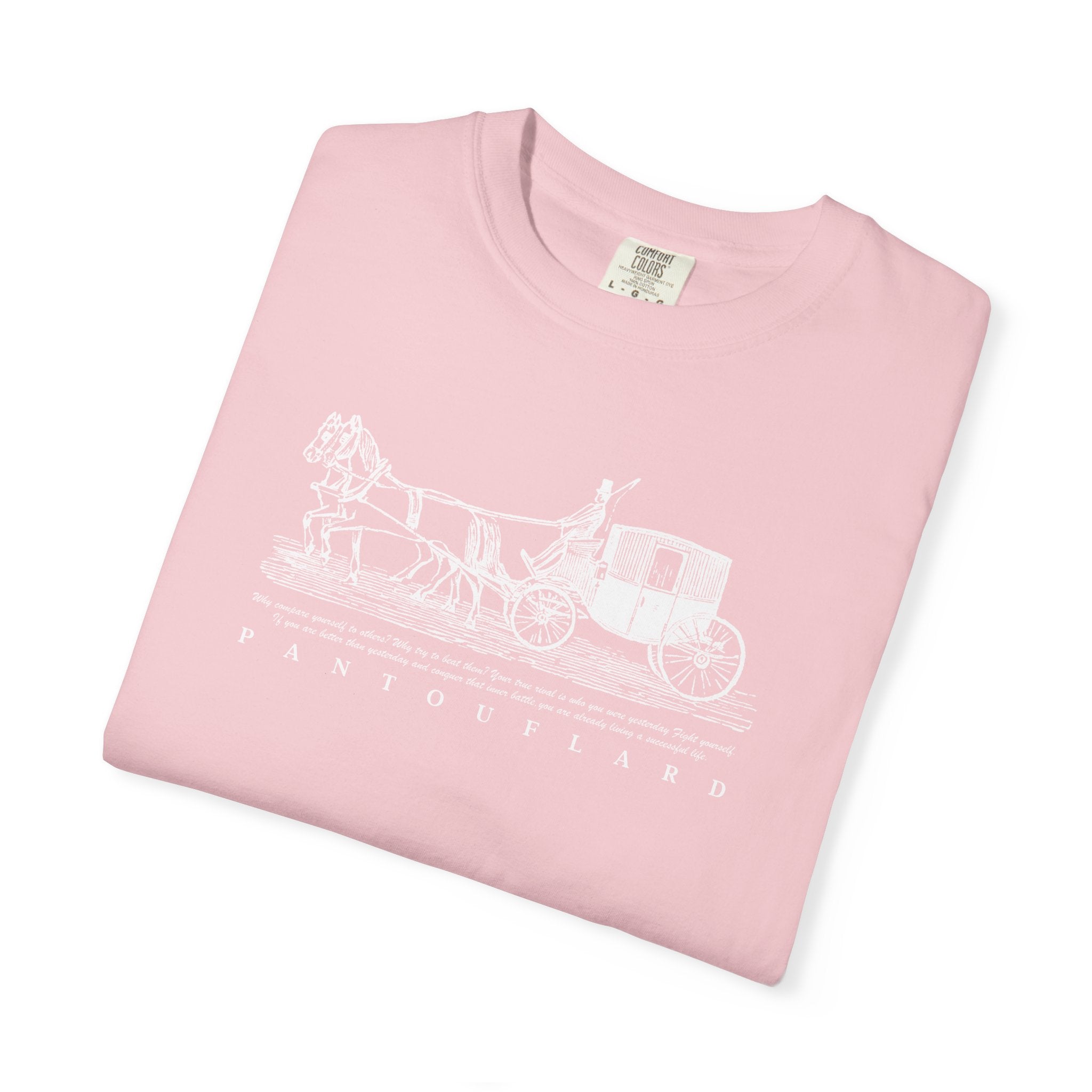 Unisex Burnt Orange Hanes Vintage Carriage Graphic 100% Cotton T-Shirt