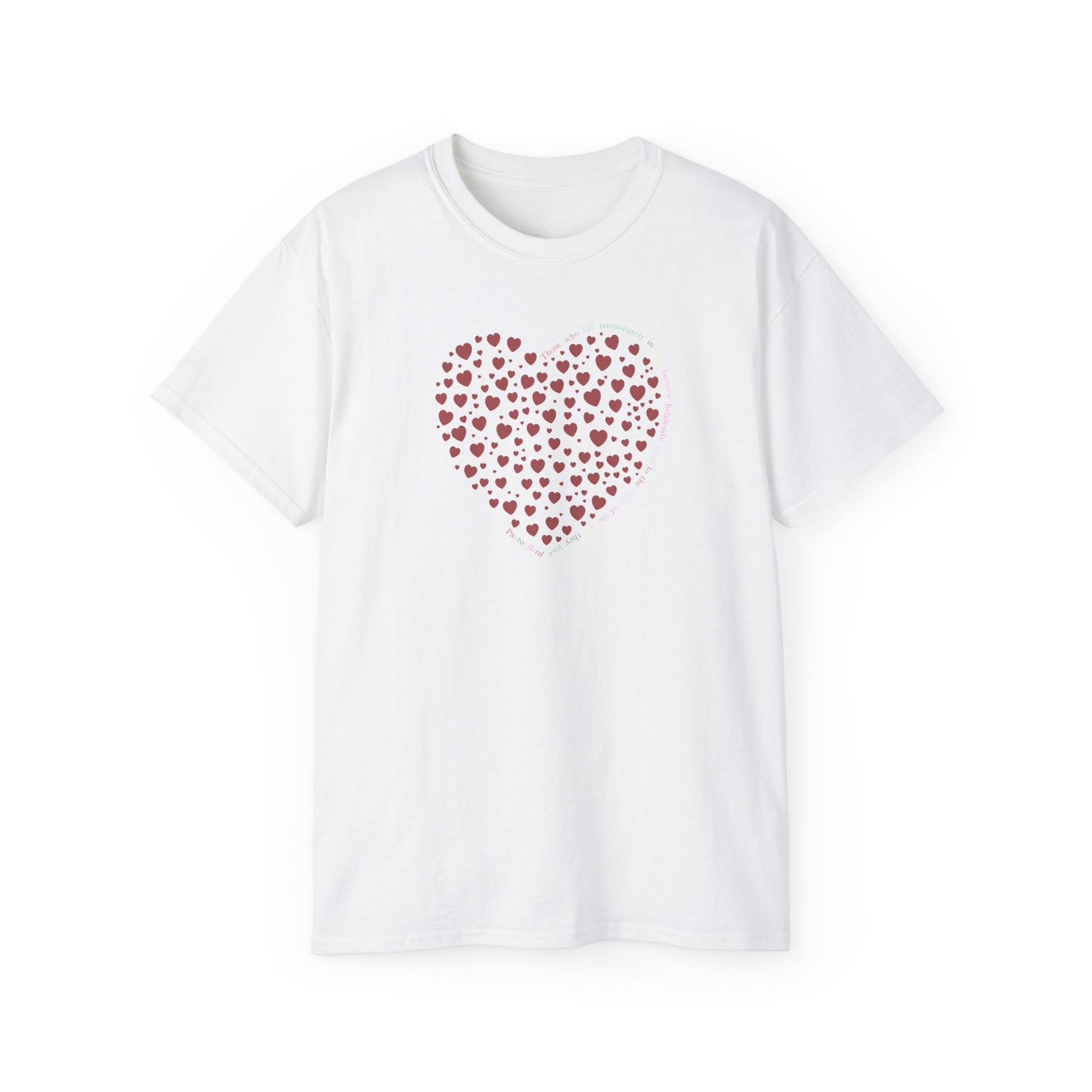 Red Heart Unisex Kurzarm-T-Shirt