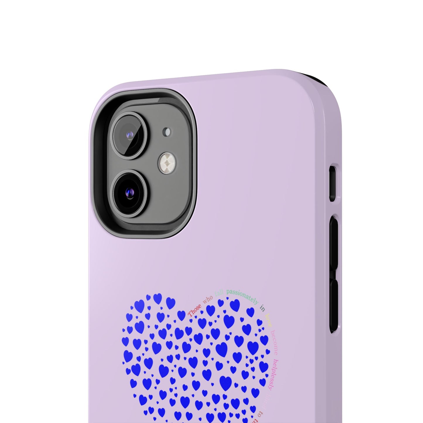 Blue Heart Design Tough iPhone Cases