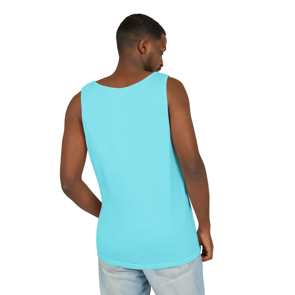 Unisex Black Last Drift Cotton Garment-Dyed Tank Top