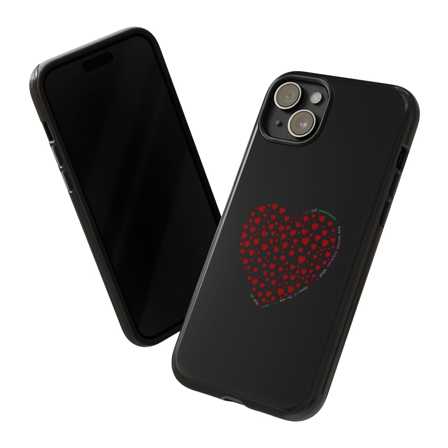 Fundas de corazón rojo para teléfonos iPhone, Galaxy, Google Pixel (54 tipos)