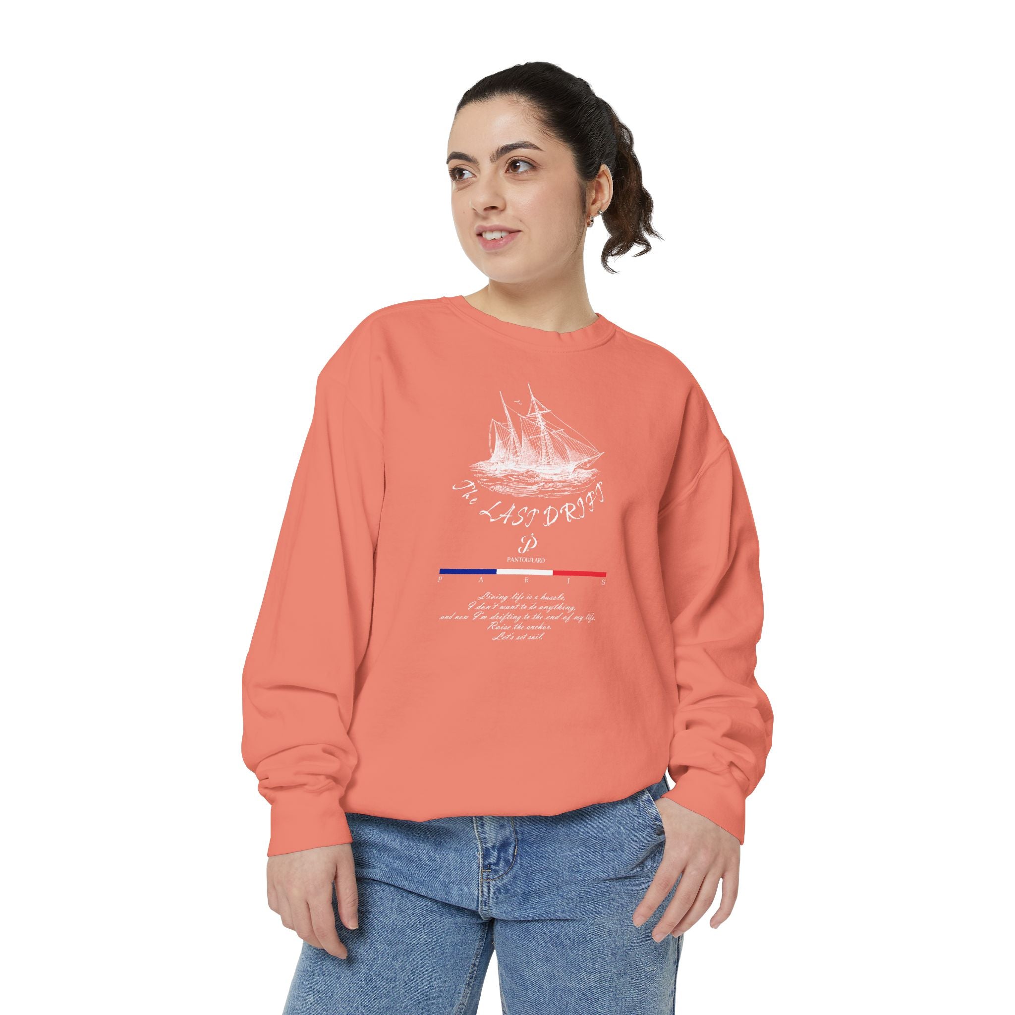 Unisex Navy Last Drift Cotton Blend Sweatshirt
