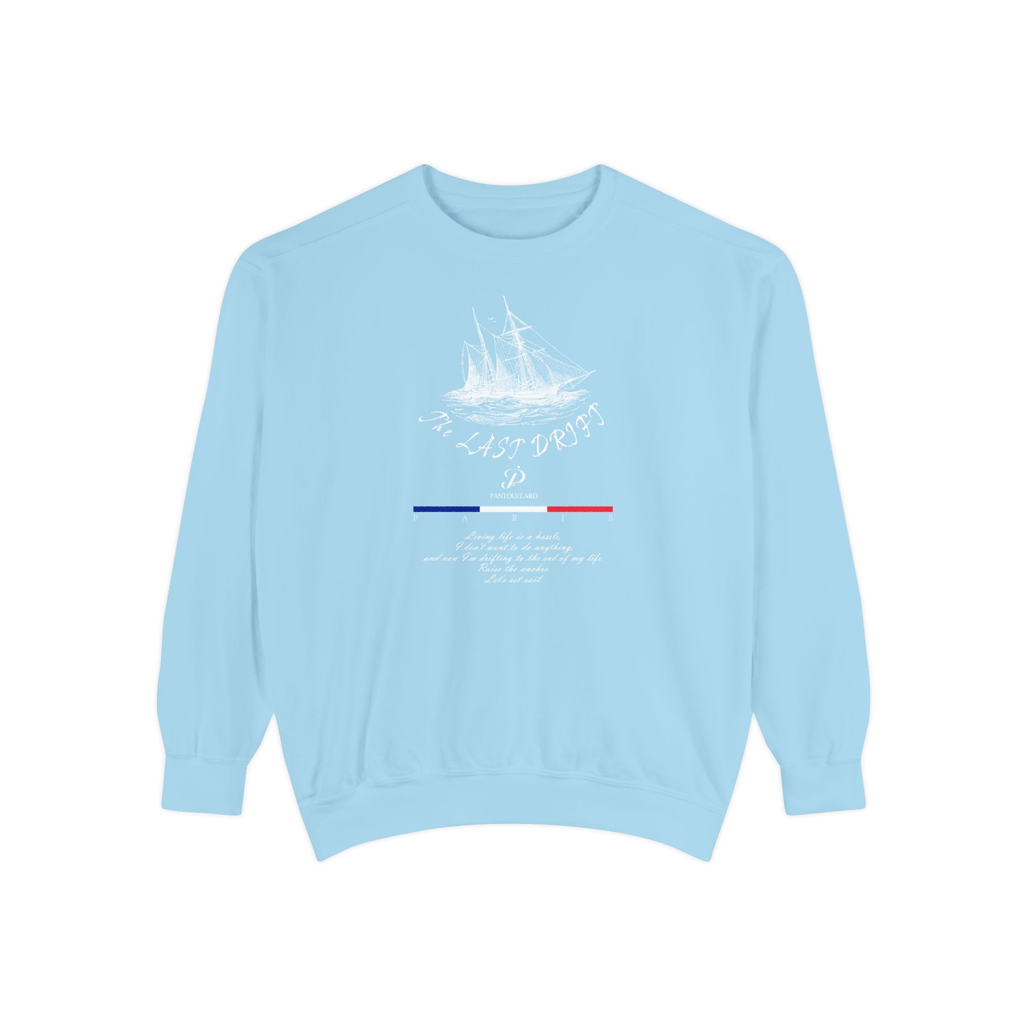 Unisex Navy Last Drift Cotton Blend Sweatshirt
