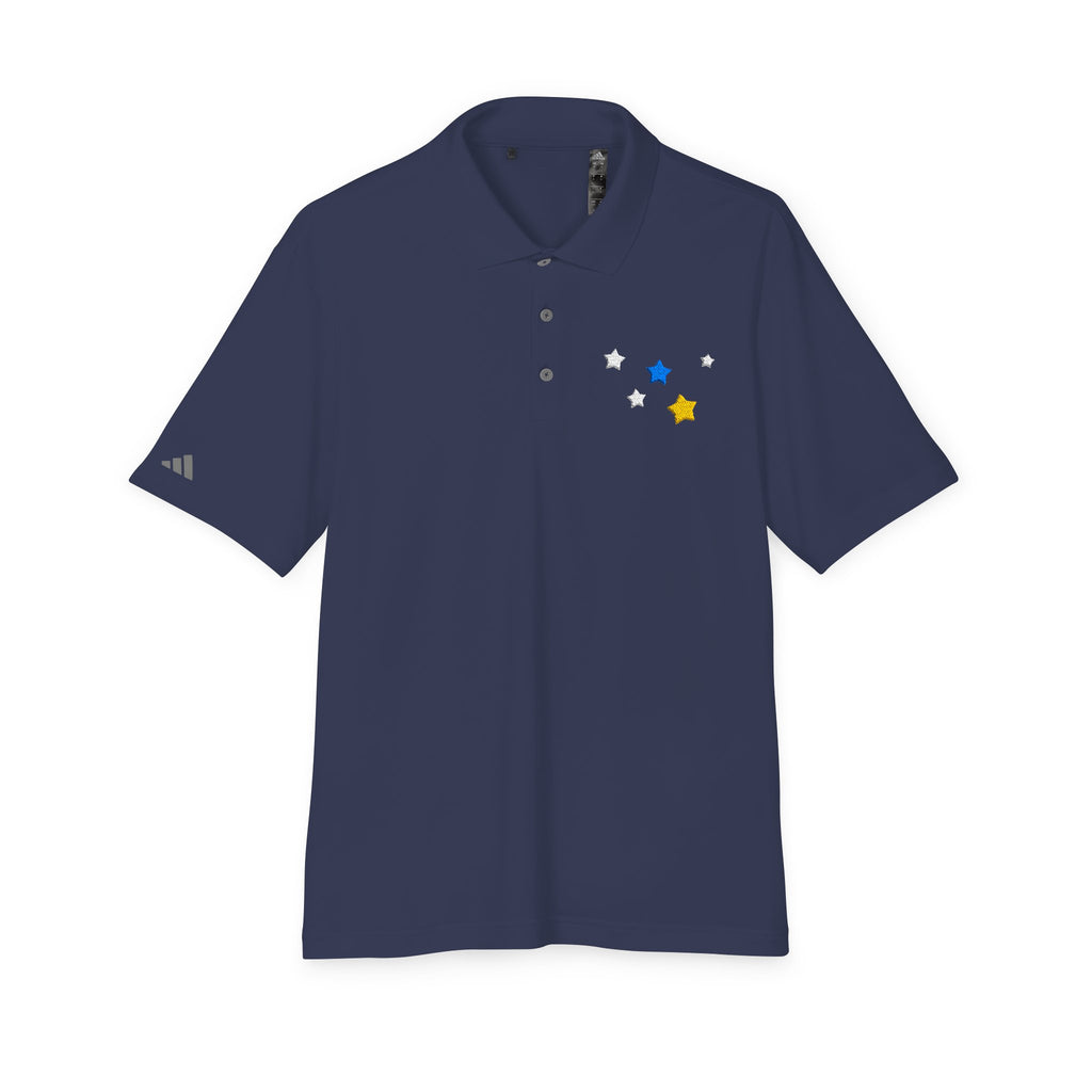 Adidas Unisex Cassiopeia Constellation Embroidered Polo - W-Shape Performance Shirt