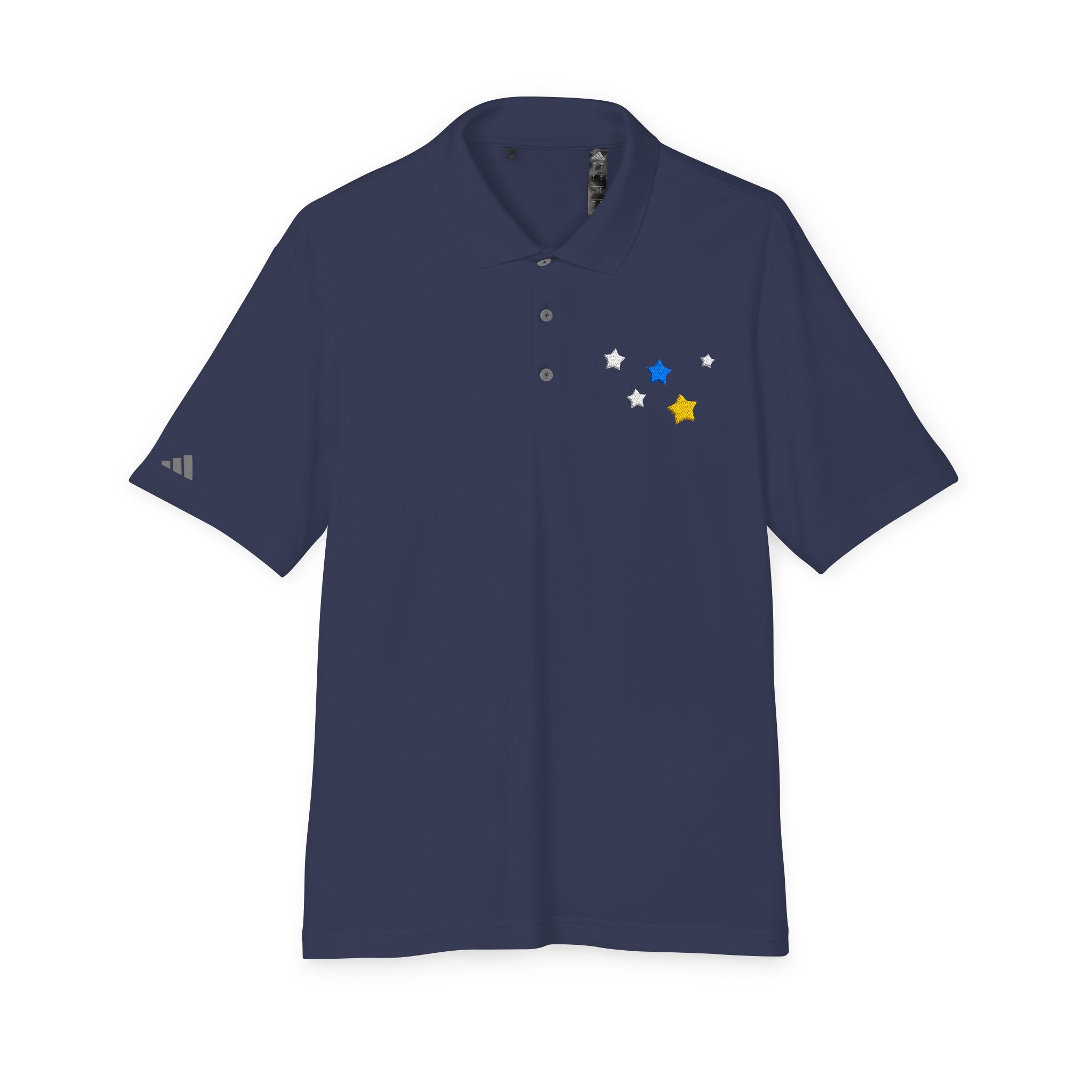 Adidas Unisex Cassiopeia Constellation Embroidered Polo - W-Shape Performance Shirt