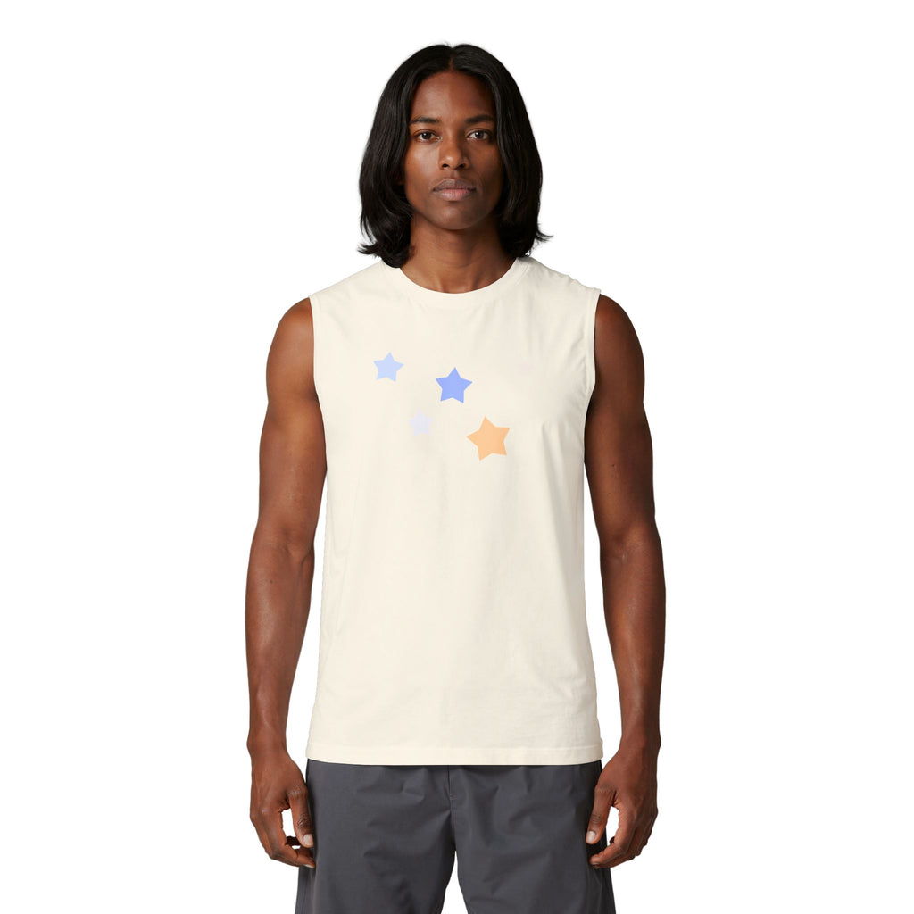 Men's & Women's Cassiopeia Constellation Graphic Jersey Muscle Tank - W-Shape Sleeveless Shirt
