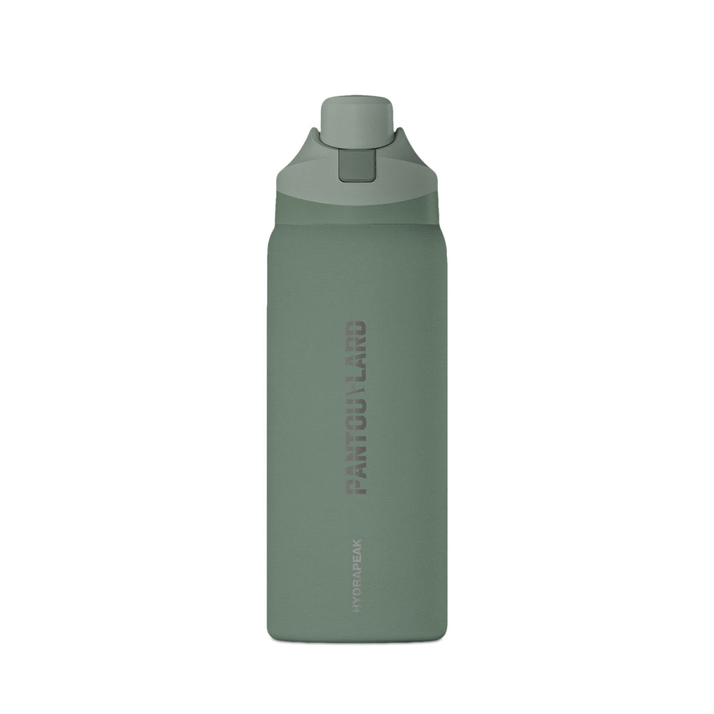 Sedona Red Vertical Pantouflard Logo 32oz Stainless Steel Oasis Water Bottle