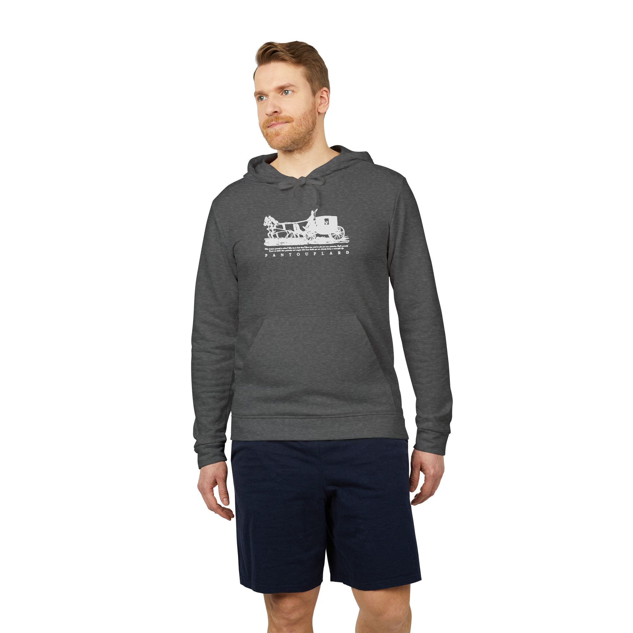 Old Money Tennis Club Hoodie - The Timeless Carriage II (Authentic Adidas Performance Fleece)