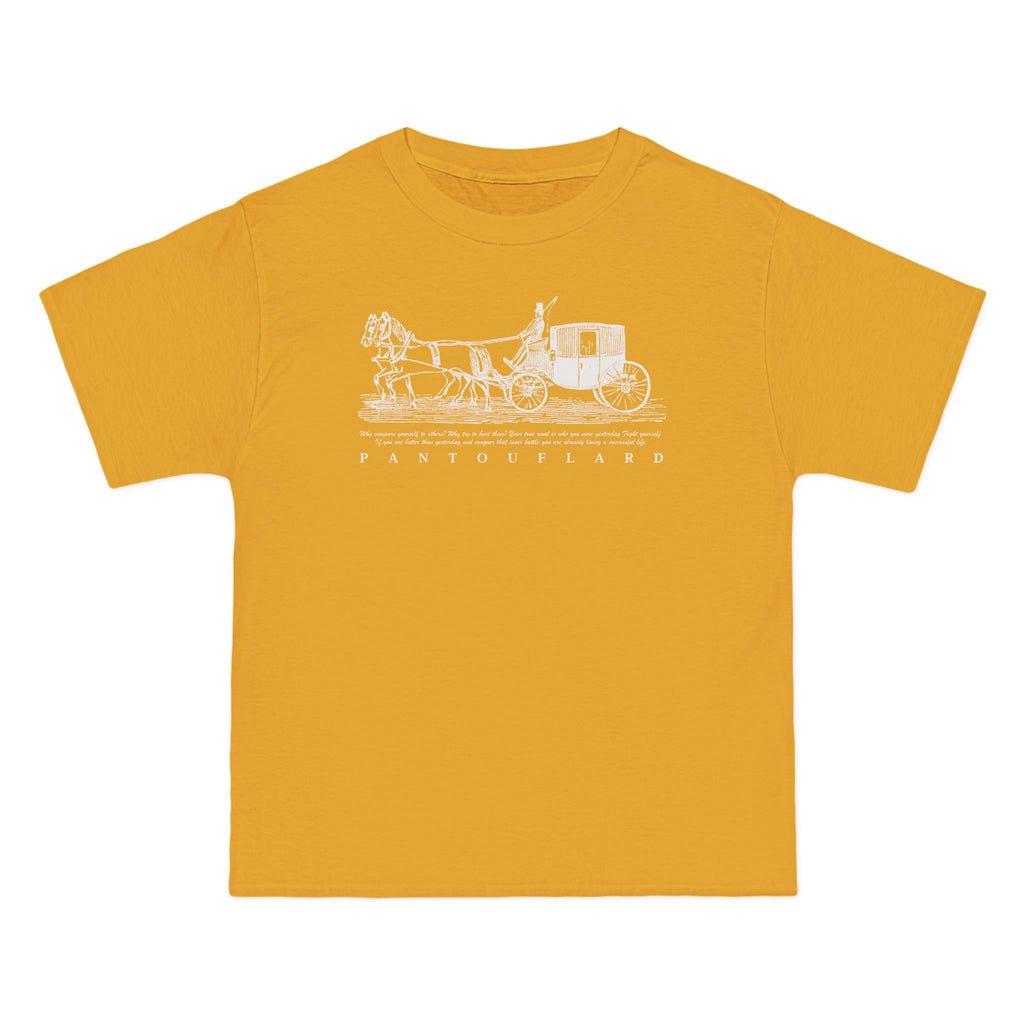 Unisex Navy Hanes Vintage Carriage Graphic 100% Cotton T-Shirt