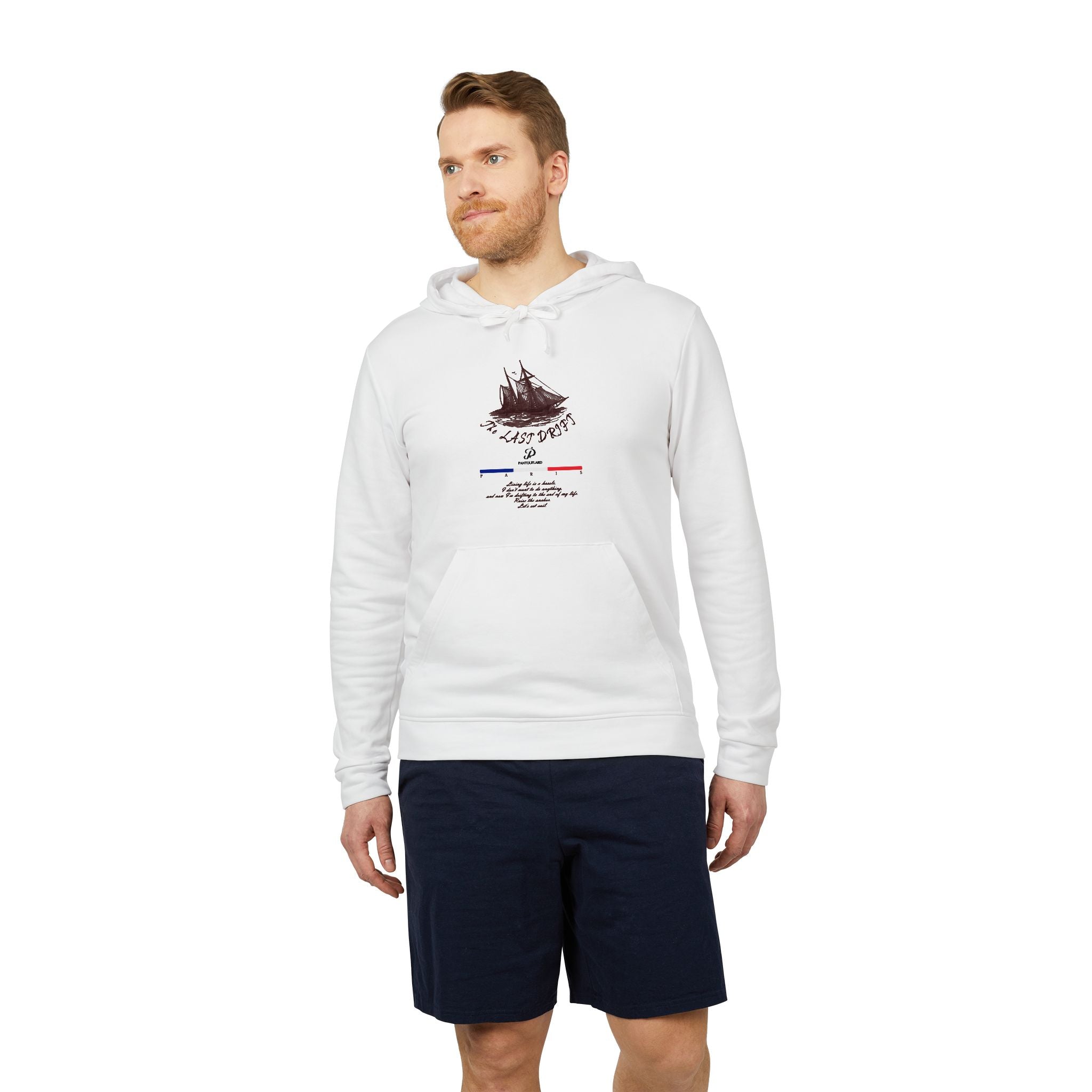 Old Money Yacht Club Hoodie - The Last Drift I (Authentic Adidas Sporty Rich Fleece)
