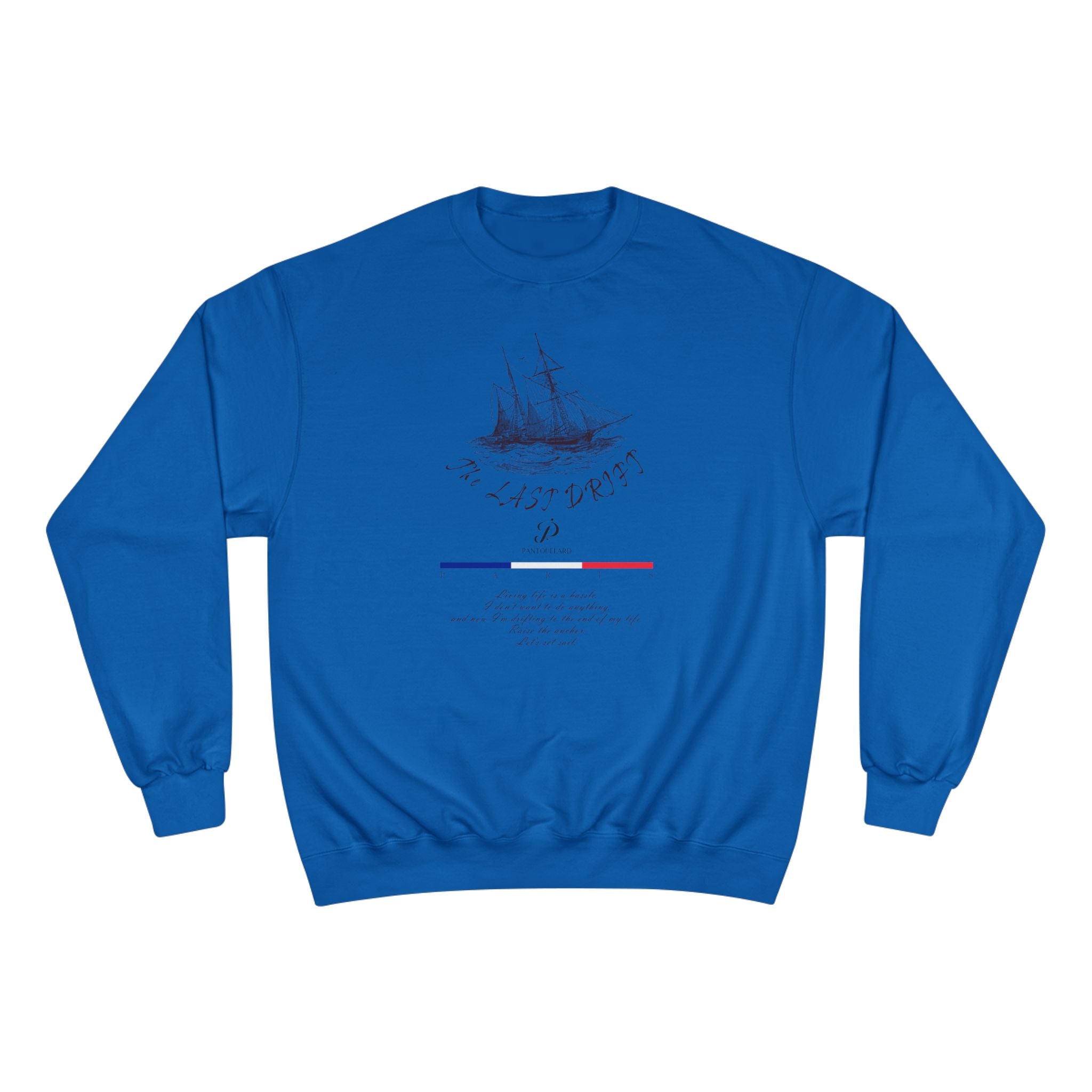 Old Money Nautical Champion Crewneck - The Last Drift I (Paris Streetwear Aesthetic)