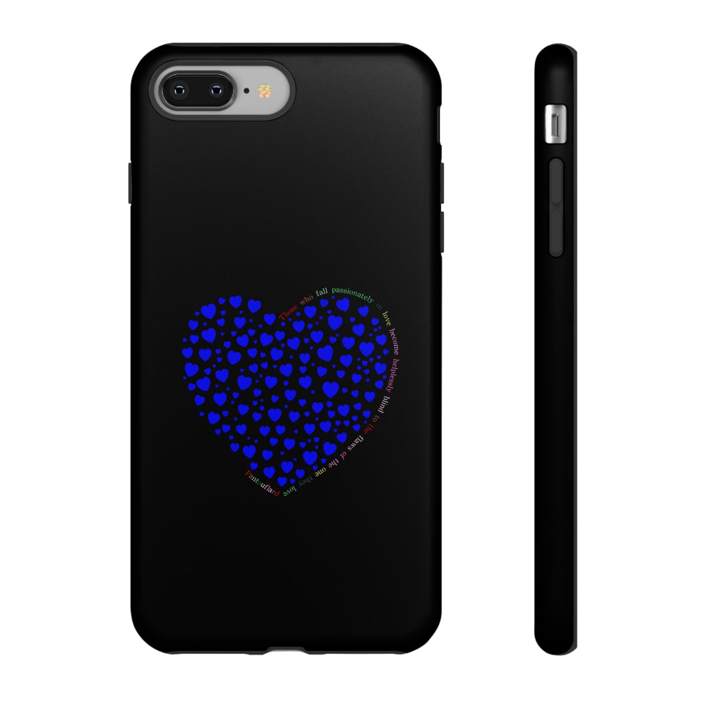 Fundas de corazón azul para teléfonos iPhone, Galaxy, Google Pixel (54 tipos)