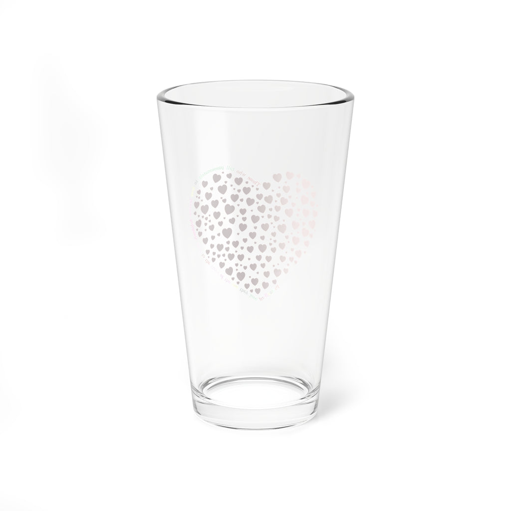 Clear Pantouflard 'Heart of Hearts' Romantic Solid Glass Mixer