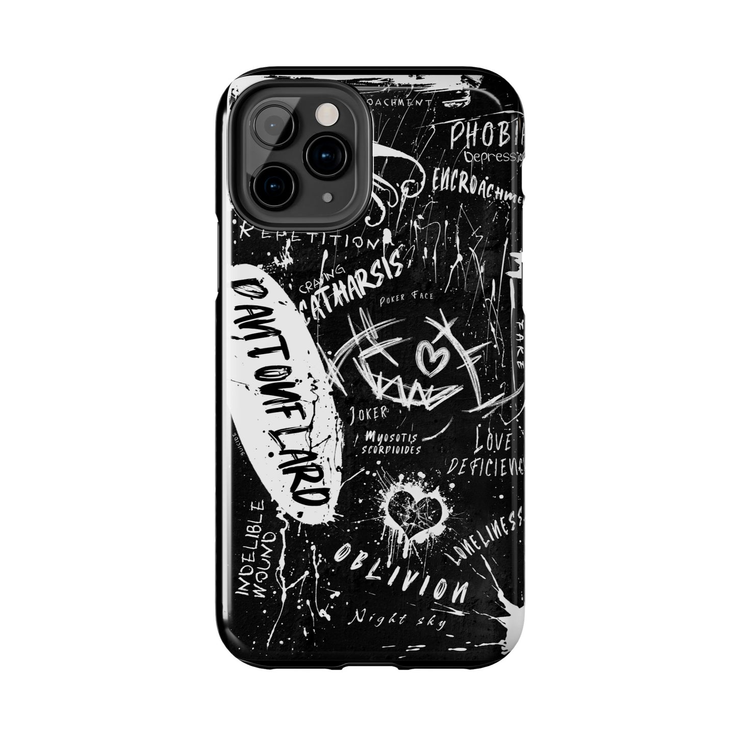 Edgy iPhone Cases for Tough Love - Perfect for Teens and Young Adults, Trendy Art, Unique Gift, Phone Accessories