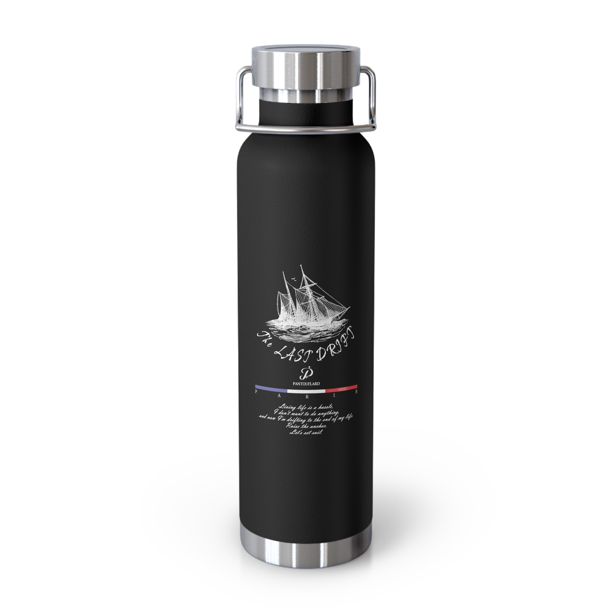 Black The Last Drift Ship 22oz Copper Vacuum Insulated Bottle