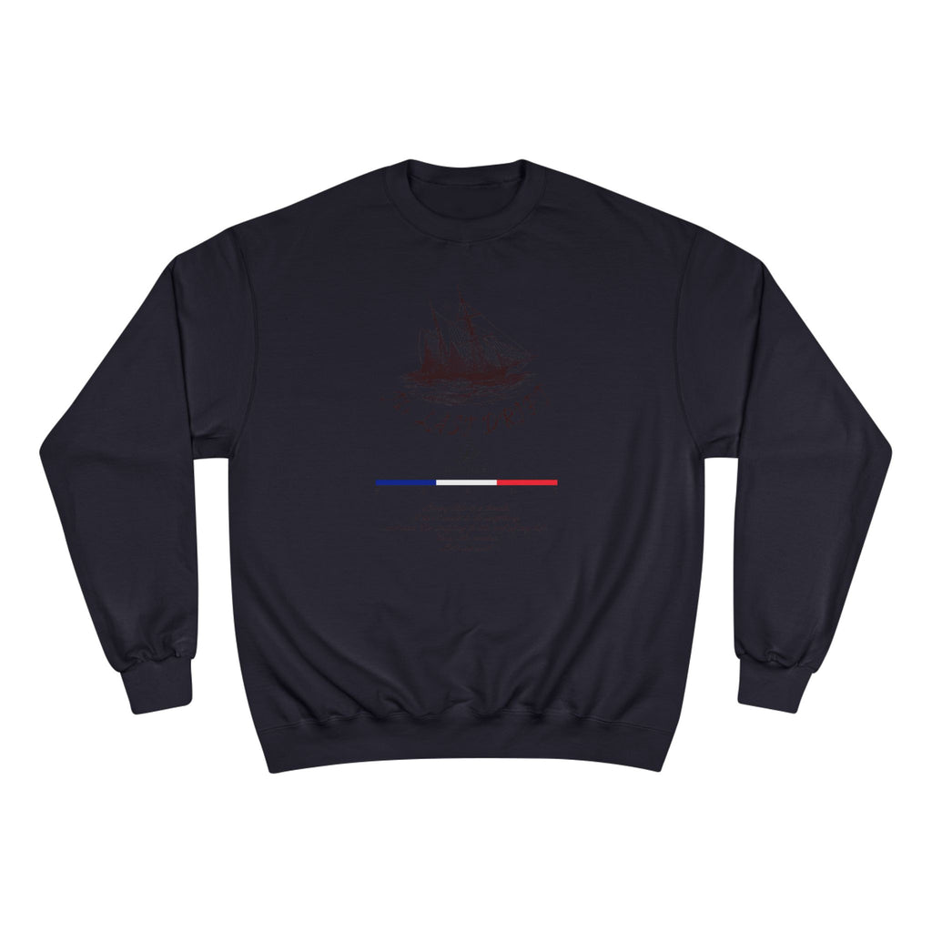 Old Money Nautical Champion Crewneck - The Last Drift I (Paris Streetwear Aesthetic)