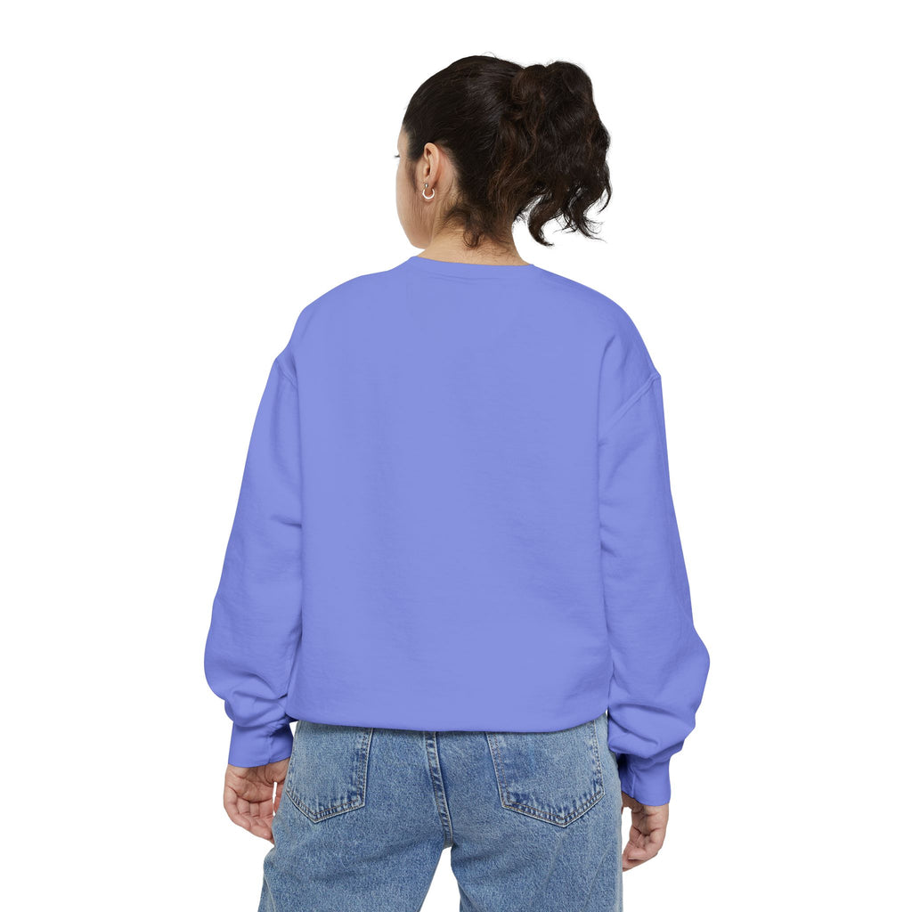 Unisex White Pantouflard Carriage Cotton Blend Sweatshirt
