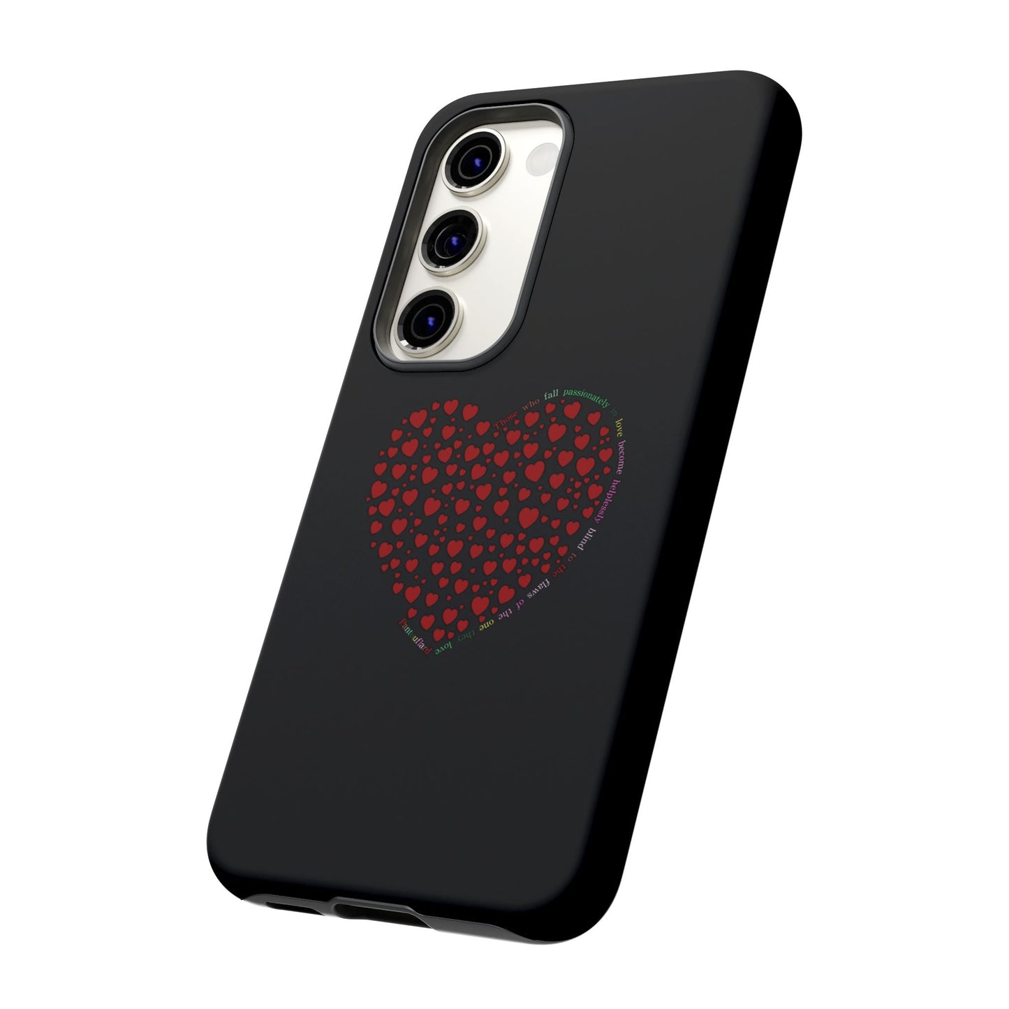 Fundas de corazón rojo para teléfonos iPhone, Galaxy, Google Pixel (54 tipos)