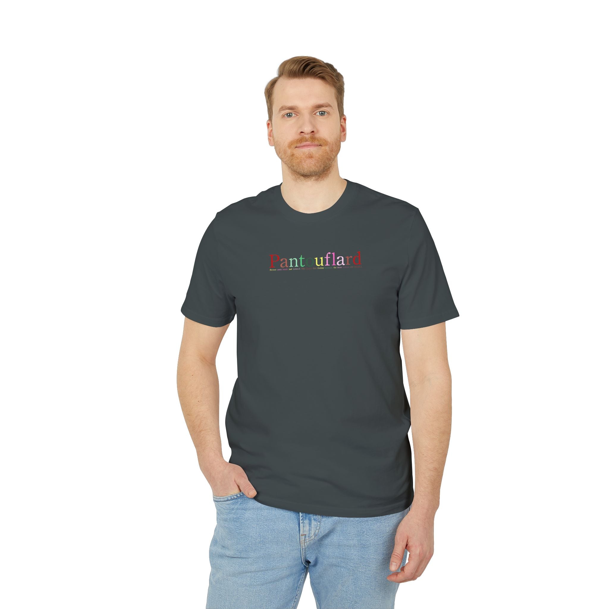 Men's & Women's Black Organic Cotton T-Shirt - Premium Sustainable Graphic Tee