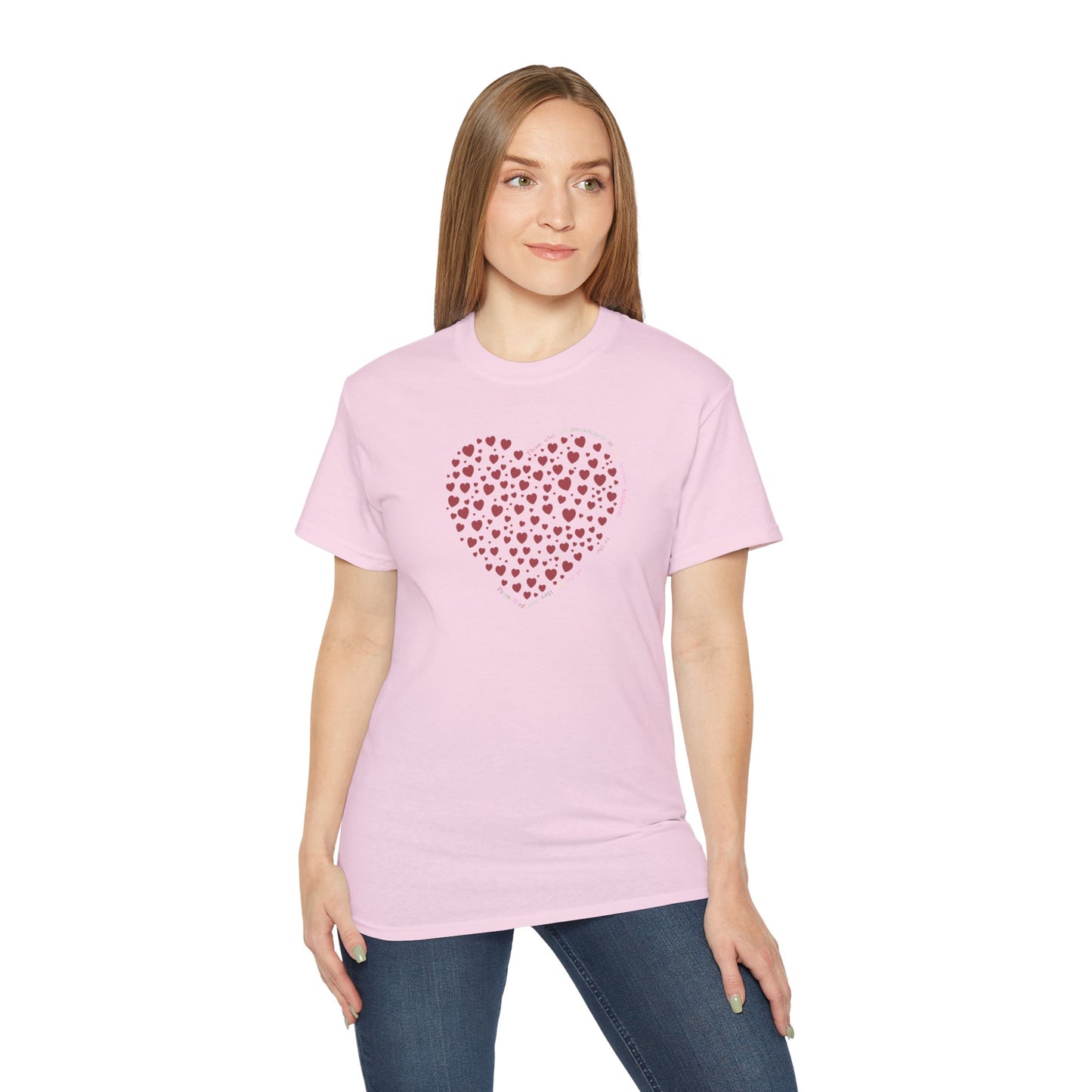 Red Heart Unisex Kurzarm-T-Shirt