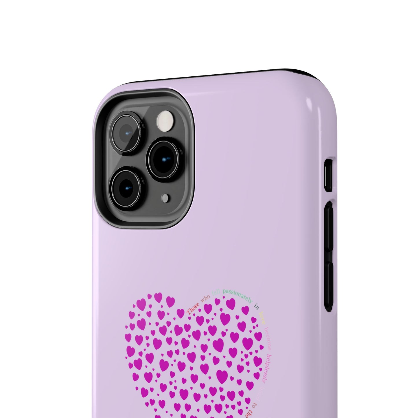 Pink Heart Design Tough iPhone Cases