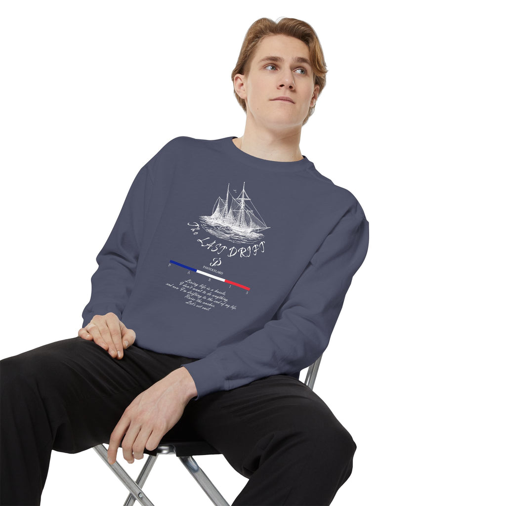 Unisex Navy Last Drift Cotton Blend Sweatshirt