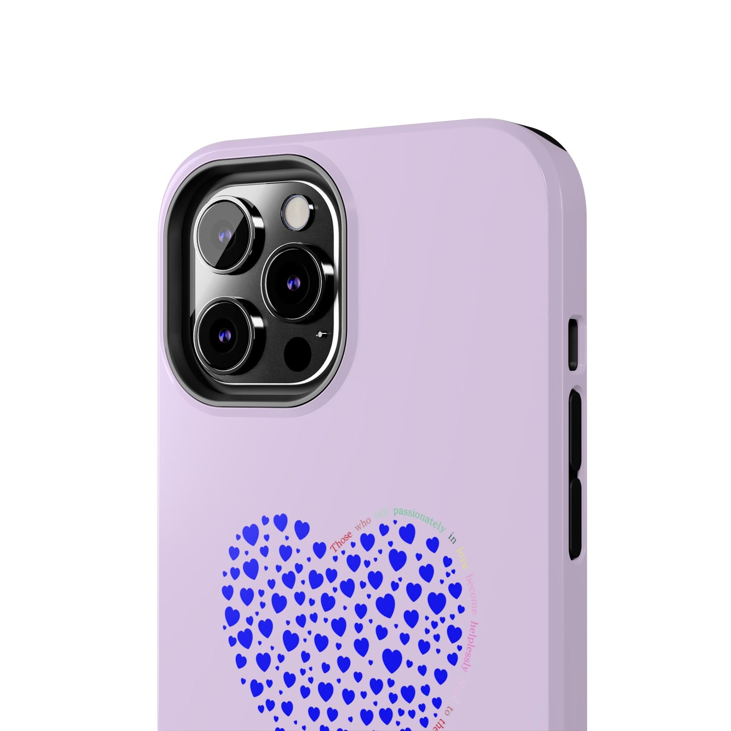 Blue Heart Design Tough iPhone Cases