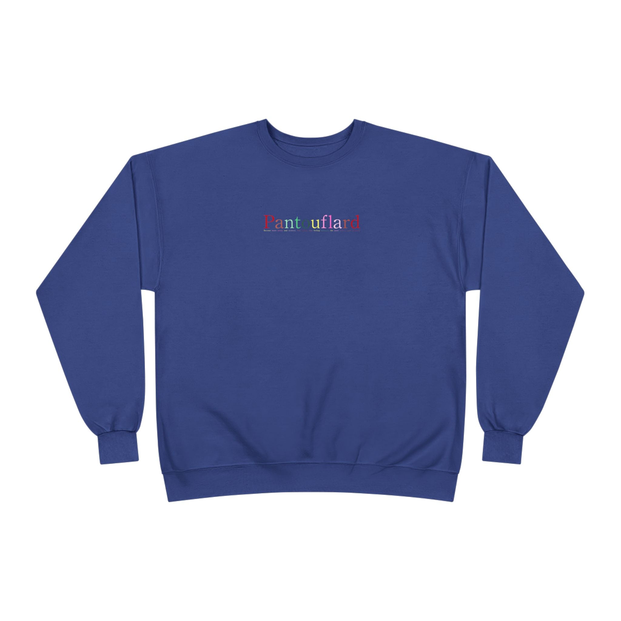 Sustainable Typography Crewneck - Hanes EcoSmart Fleece Sweatshirt