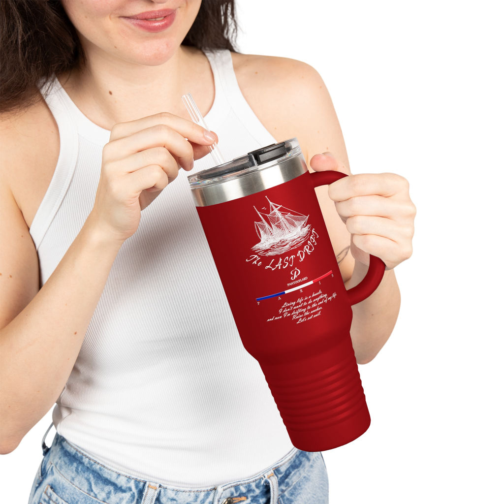 Navy Blue The Last Drift Ship 40oz Stainless Steel Insulated Travel Mug