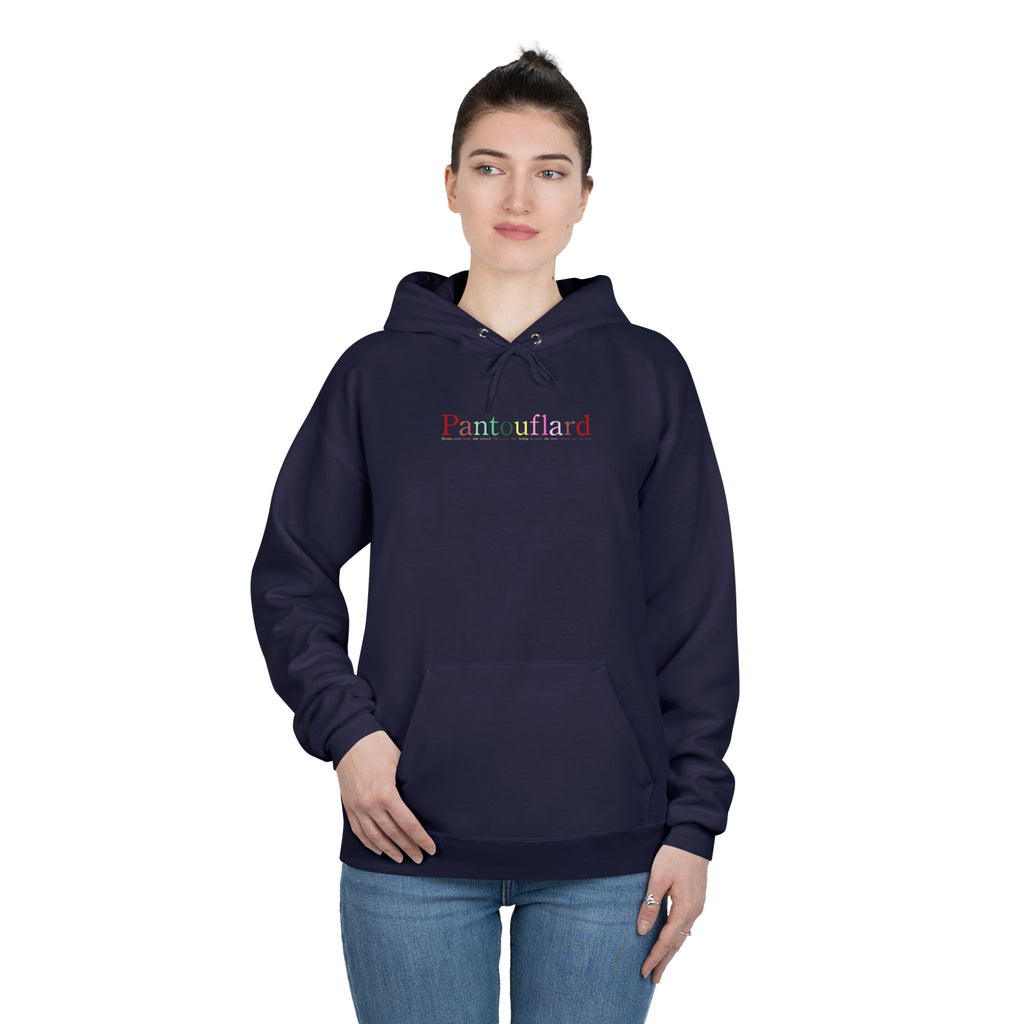 Pantouflard Graphic Eco-Fleece Hoodie | Sustainable Cotton Blend Pullover