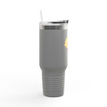 Black Cute Chick Pulling Worm 40oz Stainless Steel Insulated Travel Mug