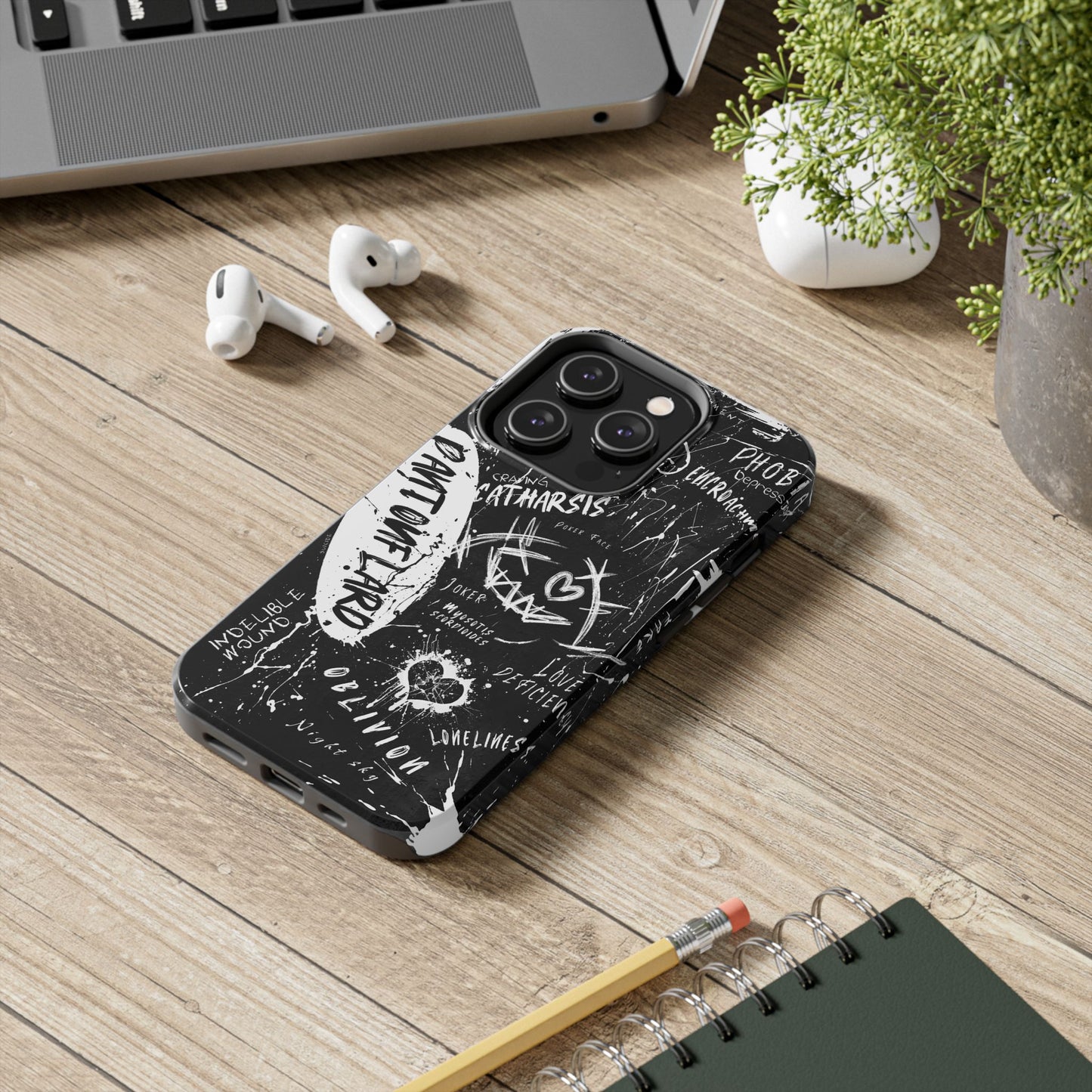 Edgy iPhone Cases for Tough Love - Perfect for Teens and Young Adults, Trendy Art, Unique Gift, Phone Accessories