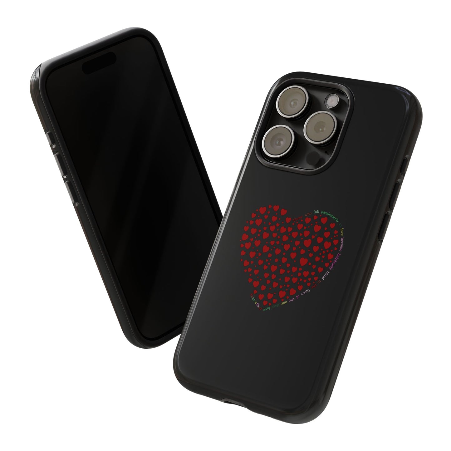 Fundas de corazón rojo para teléfonos iPhone, Galaxy, Google Pixel (54 tipos)