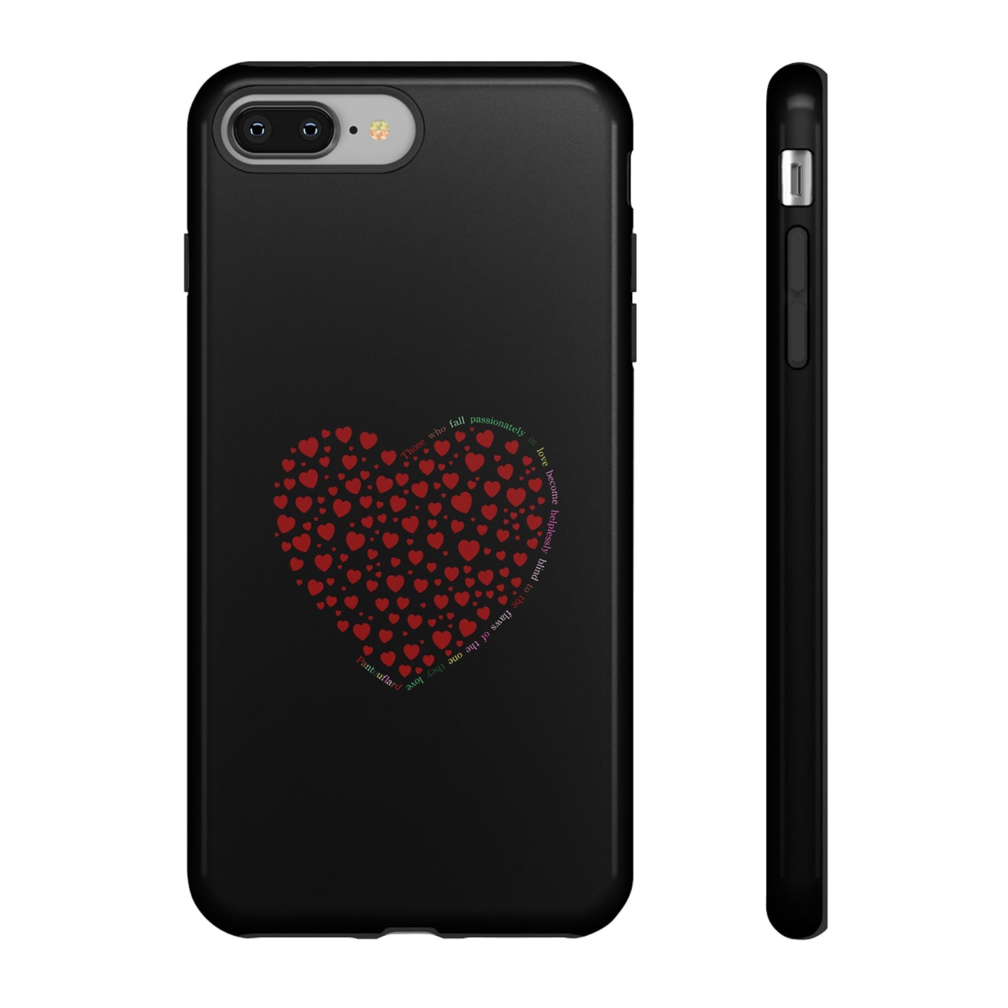 Fundas de corazón rojo para teléfonos iPhone, Galaxy, Google Pixel (54 tipos)